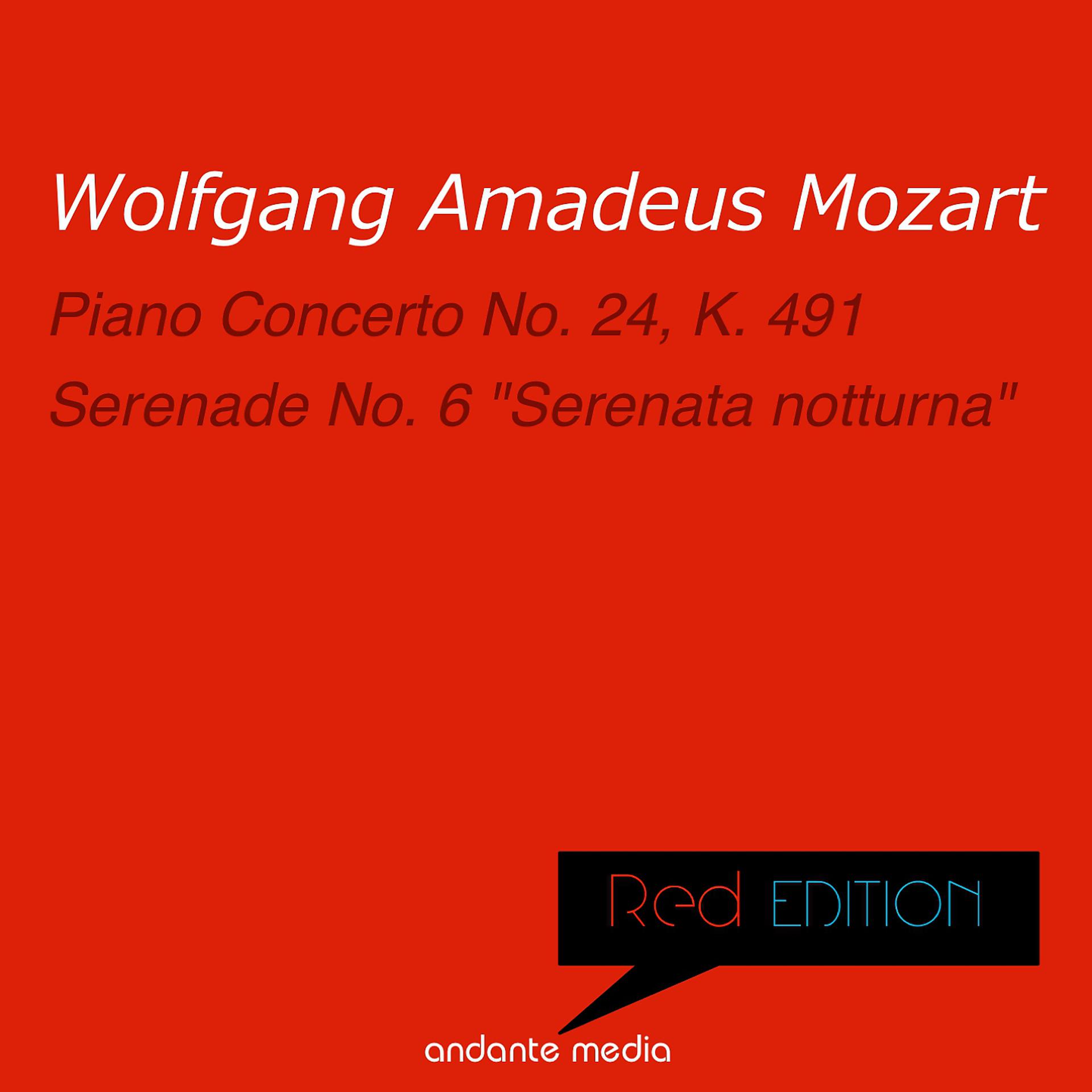 Постер альбома Red Edition - Mozart: Piano Concerto No. 24 & Serenade No. 6 "Serenata notturna"