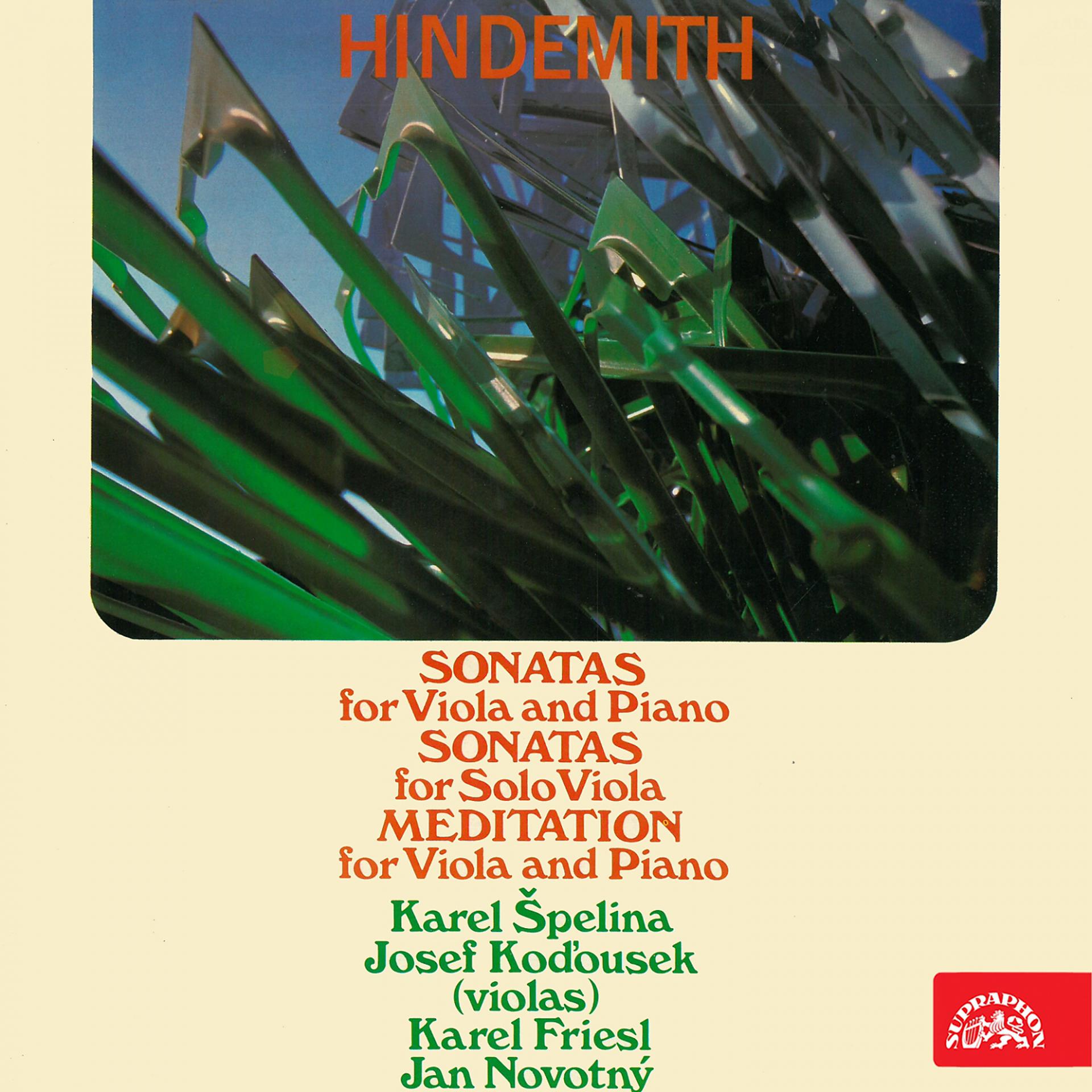 Постер альбома Hindemith: Viola Sonatas