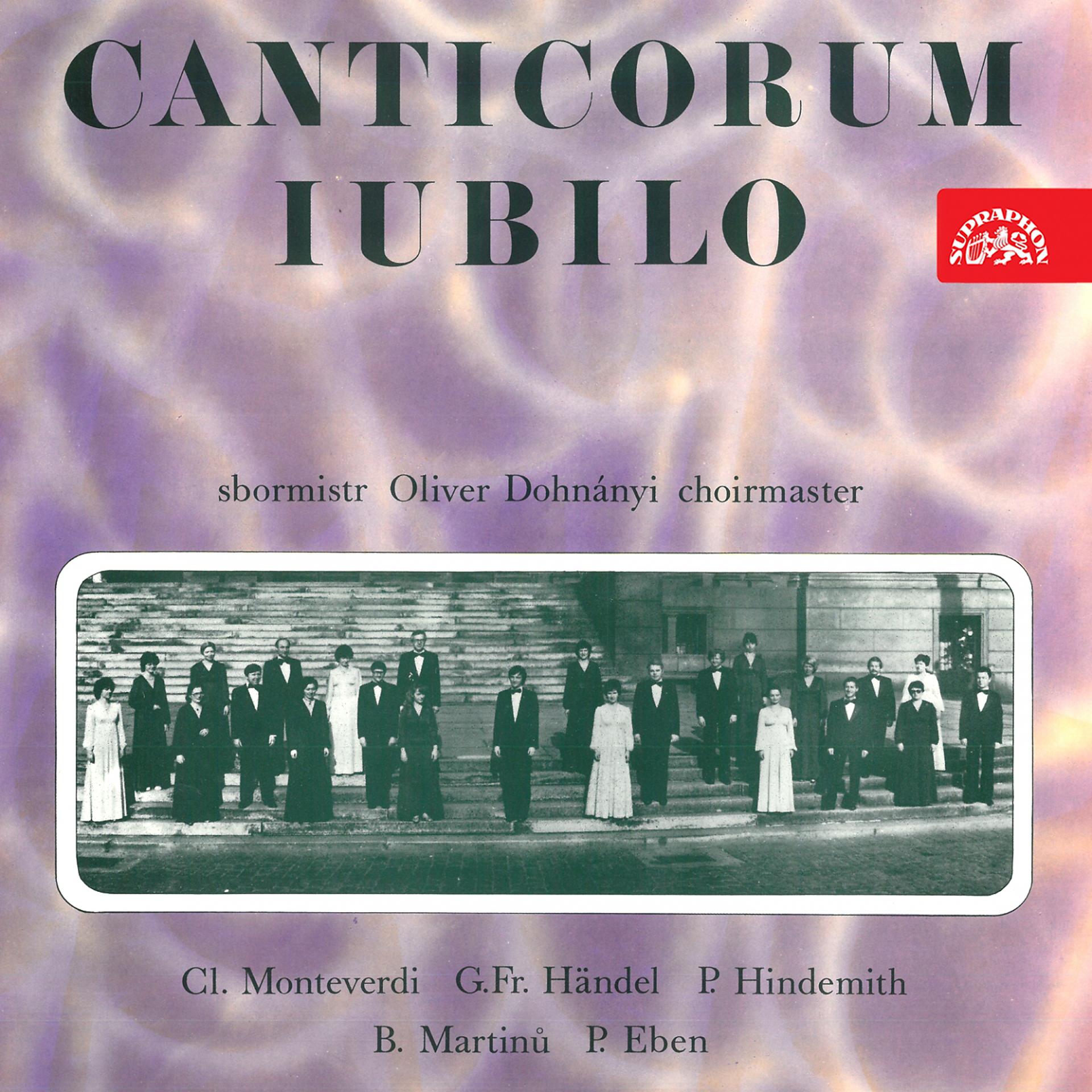 Постер альбома Canticorum iubilo