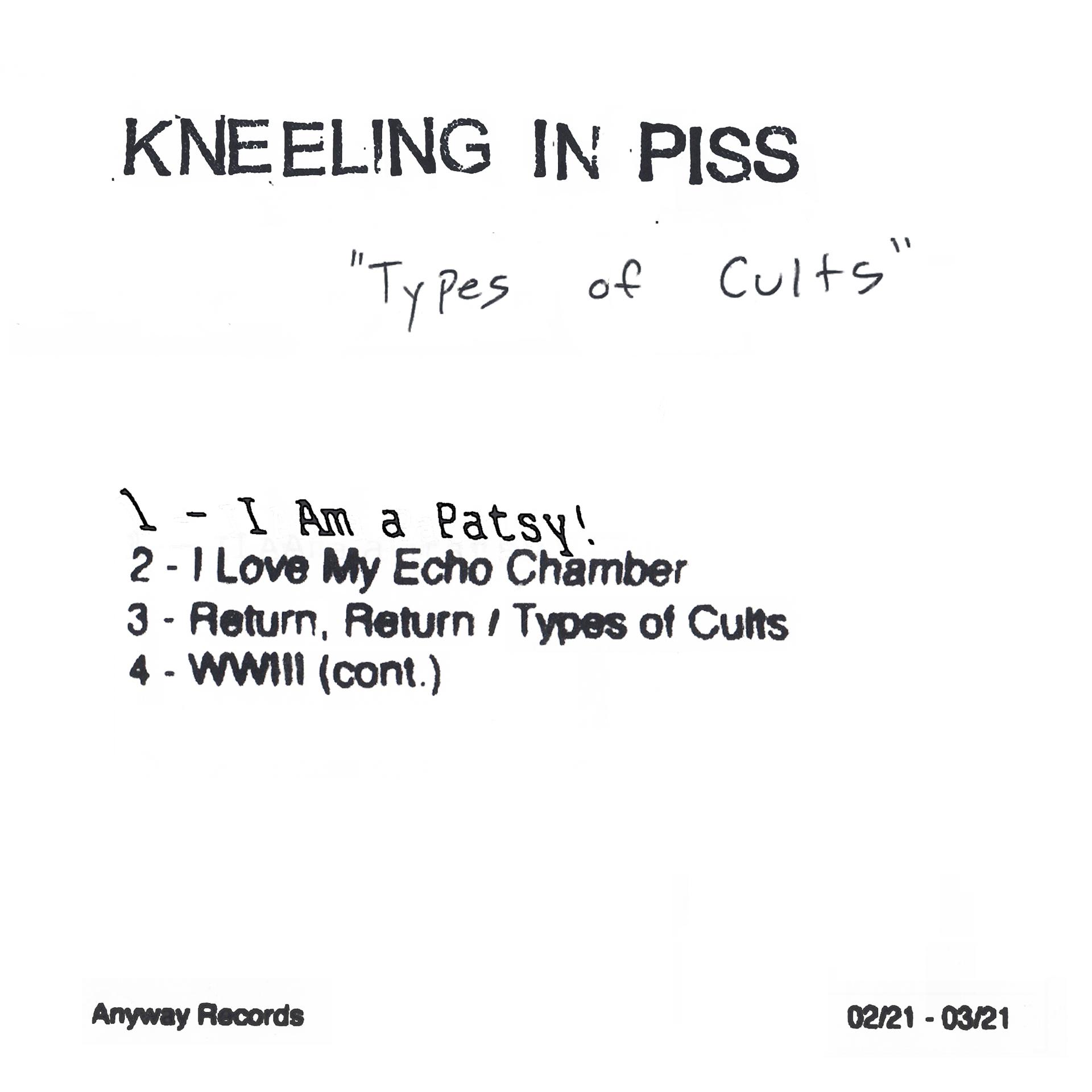 Постер альбома Types of Cults