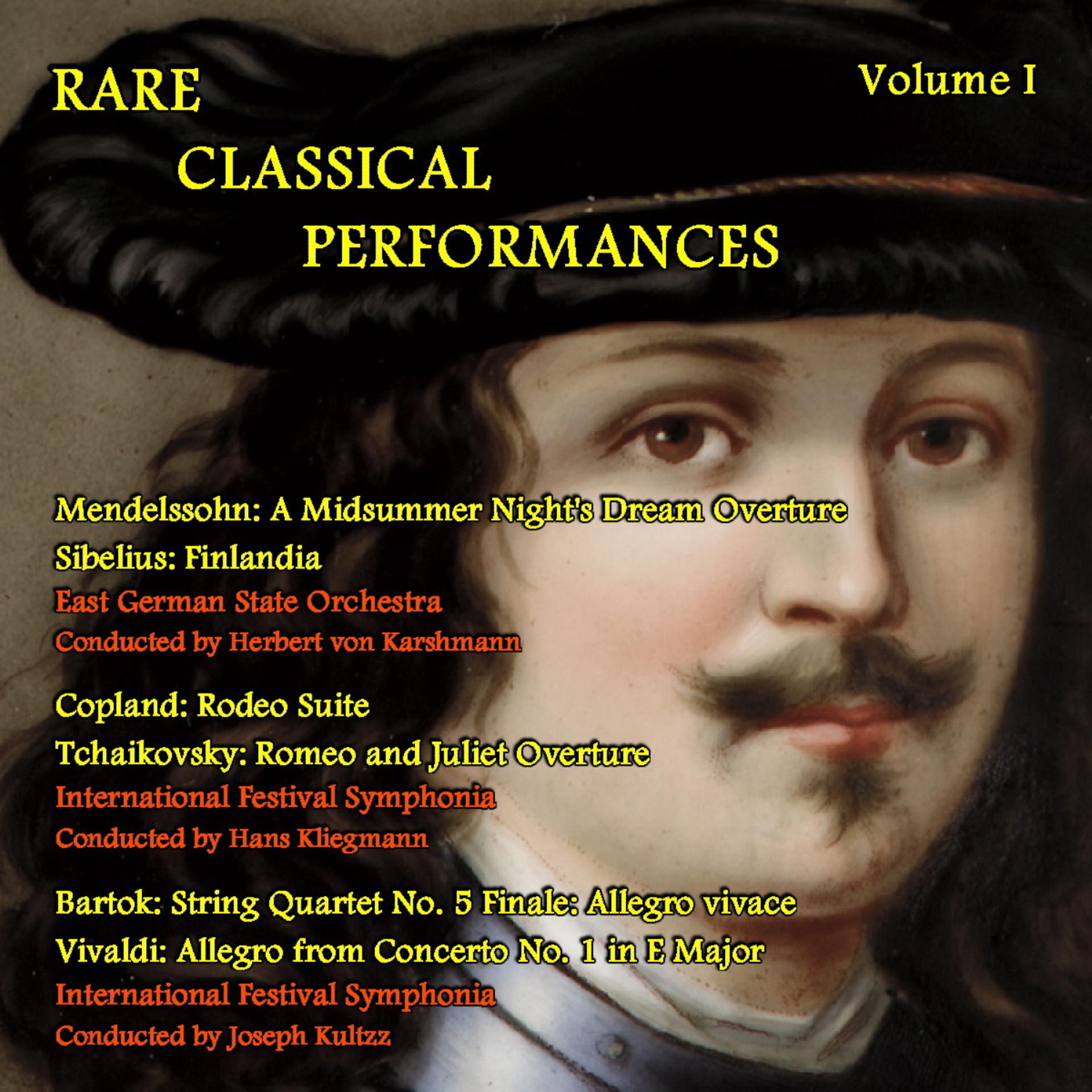 Постер альбома Rare Classical Performances, Vol. I