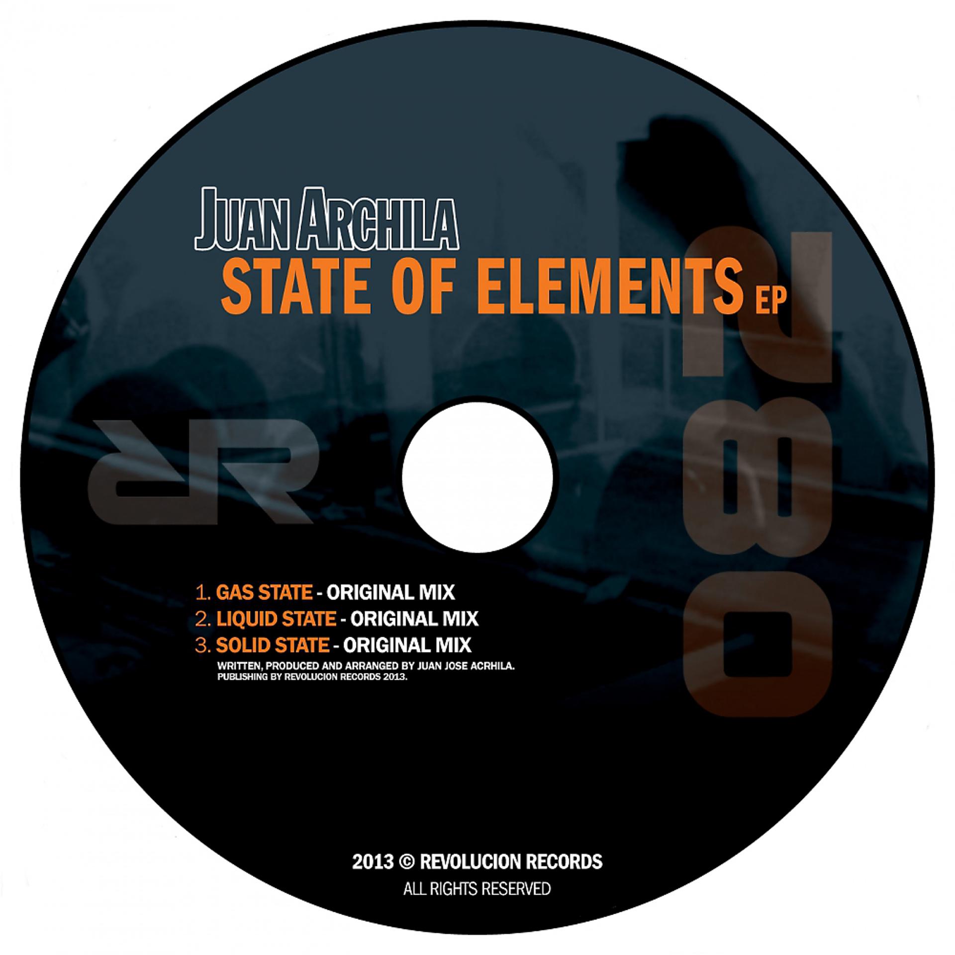 Постер альбома State Of Elements Ep