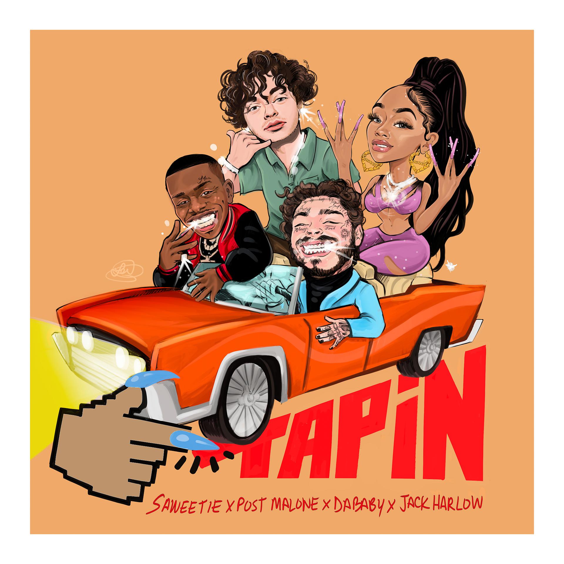 Постер альбома Tap In (feat. Post Malone, DaBaby & Jack Harlow)