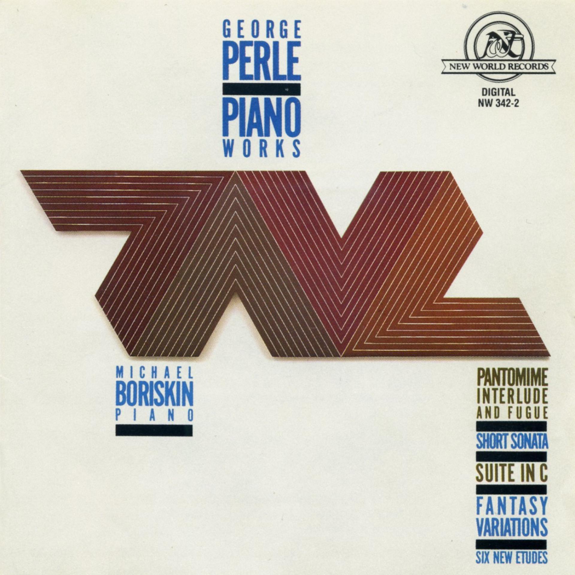 Постер альбома George Perle: Piano Works