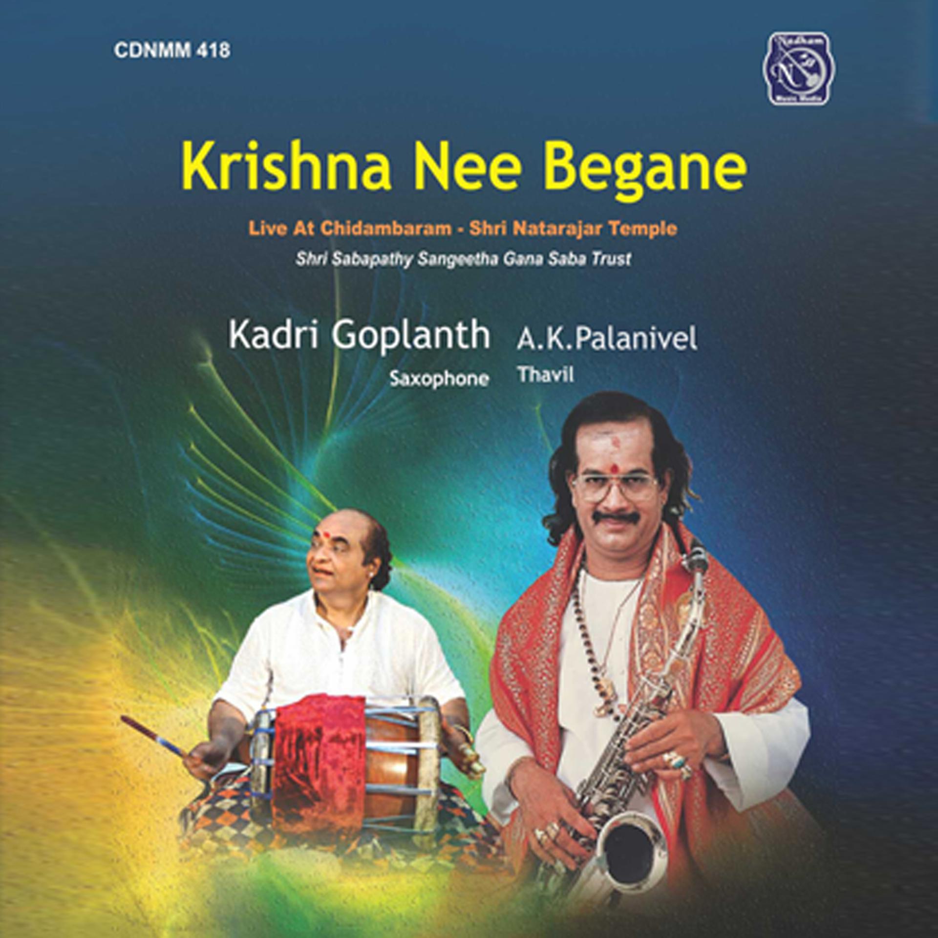Постер альбома Krishna Nee Begane (Live)