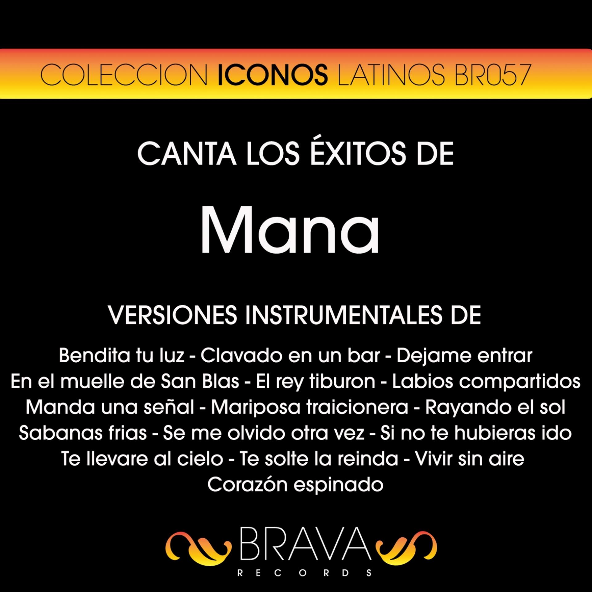 Постер альбома Canta los Exitos de Mana