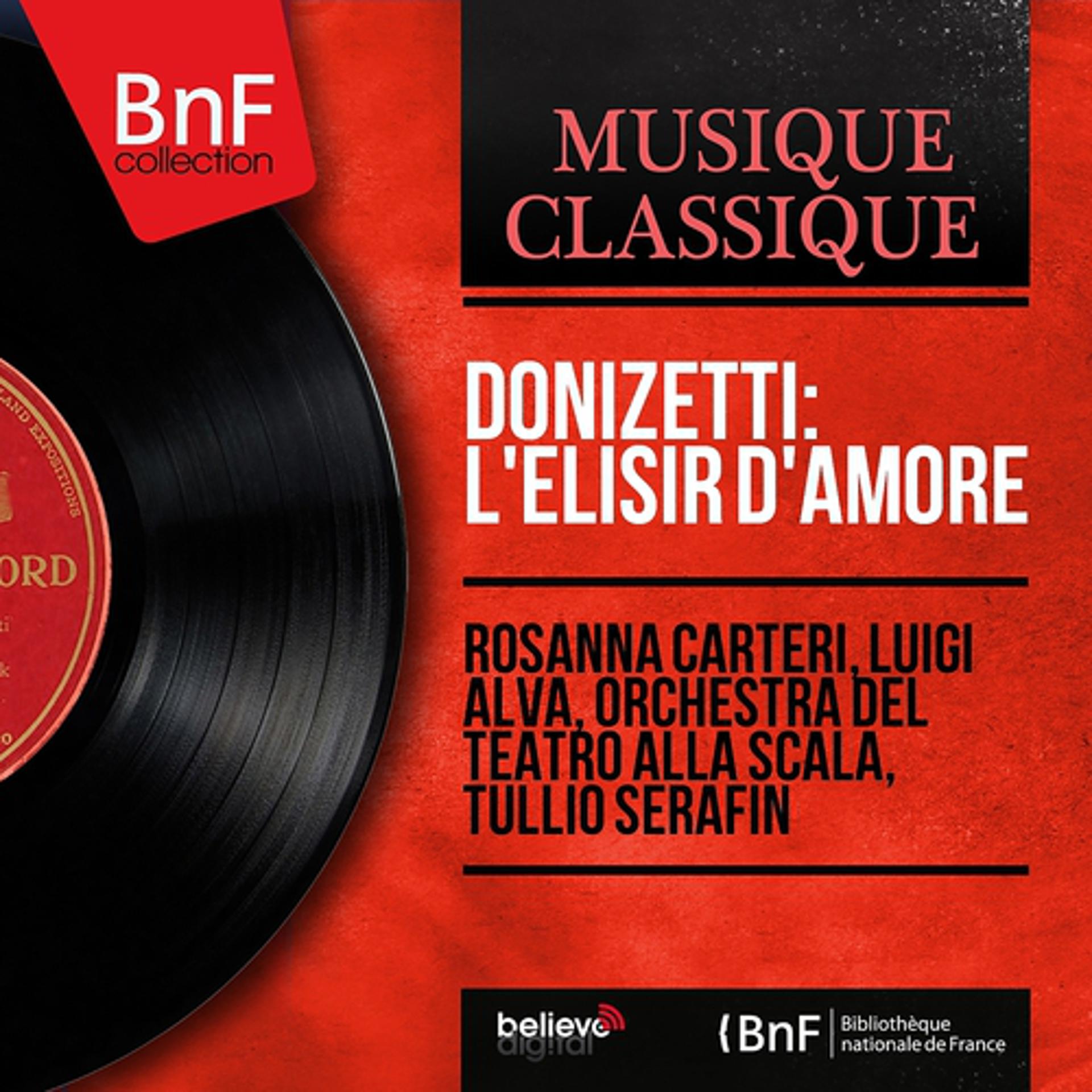 Постер альбома Donizetti: L'elisir d'amore (Mono Version)