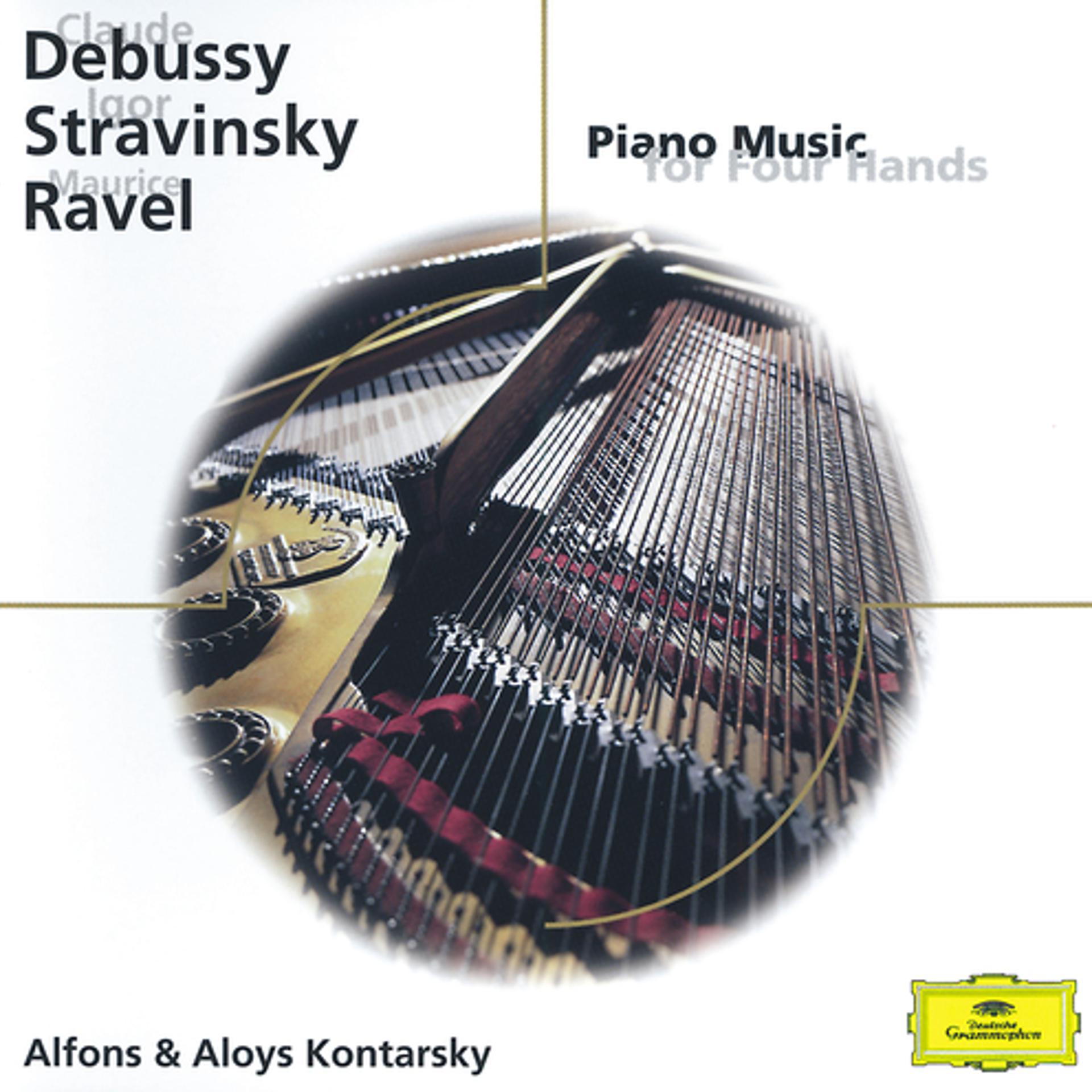 Постер альбома Debussy/Stravinsky/Ravel: Piano Music for Four Hands
