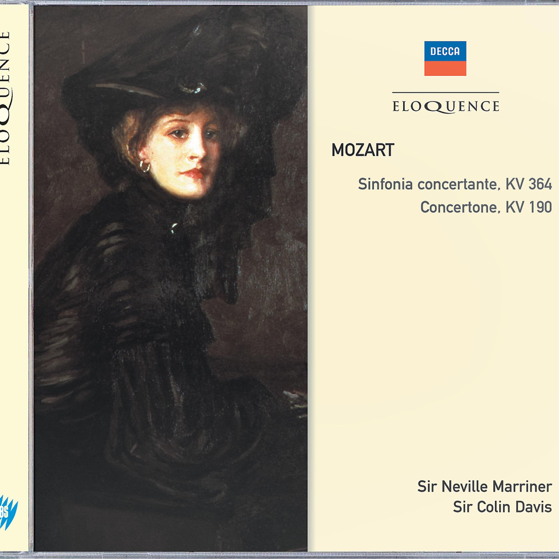 Постер альбома Mozart: Sinfonia Concertante; Concertone for 2 Violins