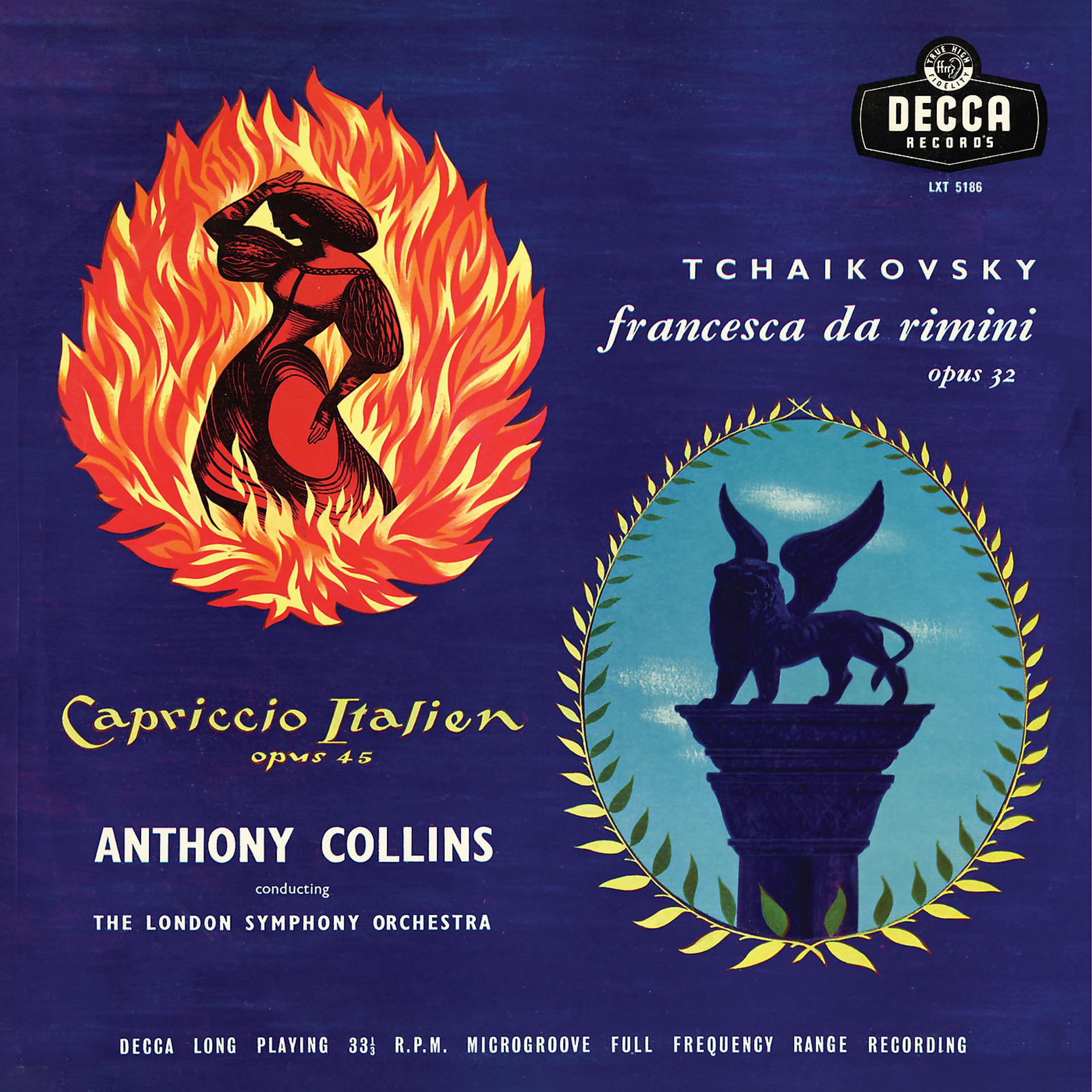 Постер альбома Bizet: Carmen Suite No. 1; Falla: El amor brujo; Tchaikovsky: Capriccio Italien; Francesca da Rimini