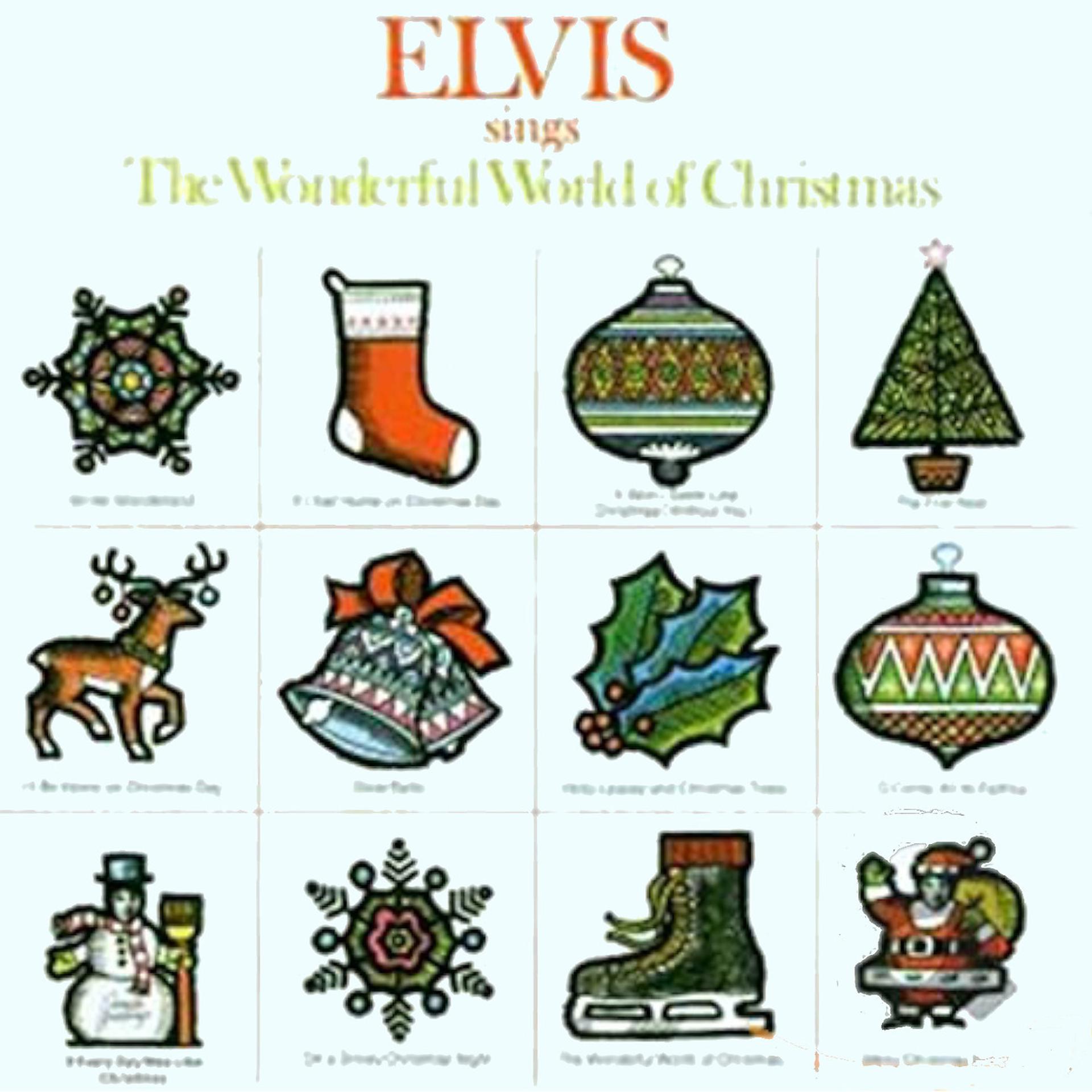 Постер альбома Elvis Sings The Wonderful World of Christmas