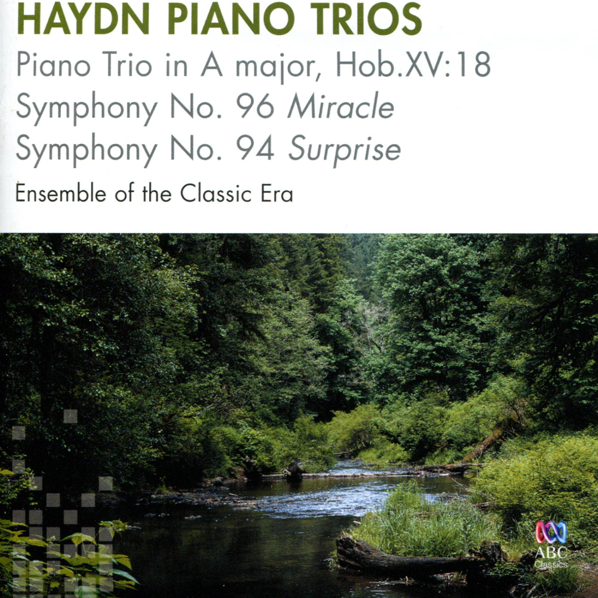 Постер альбома Haydn: Symphony No. 96, Symphony No. 94, Trio in a Major