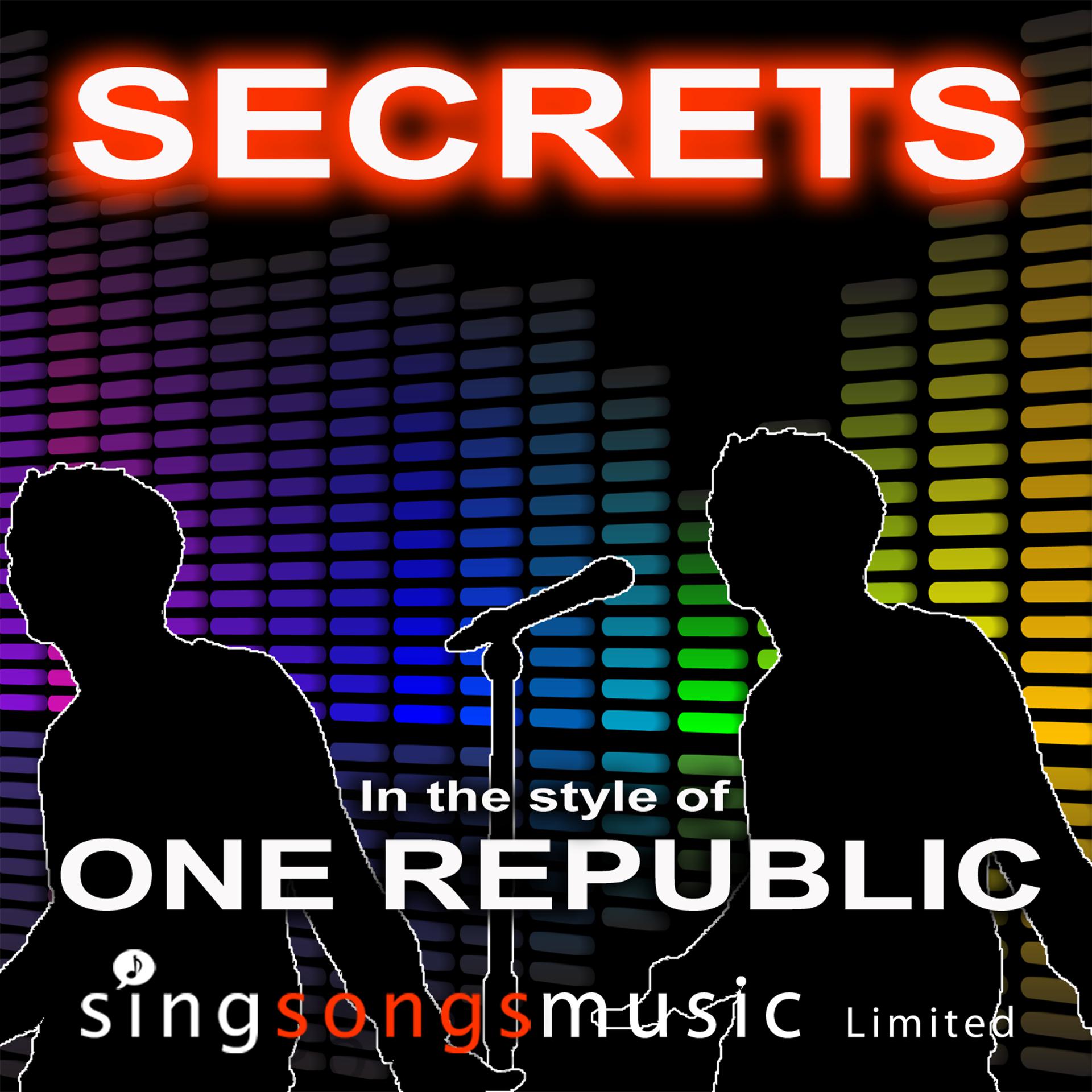 Постер альбома Secrets (In the style of One Republic)
