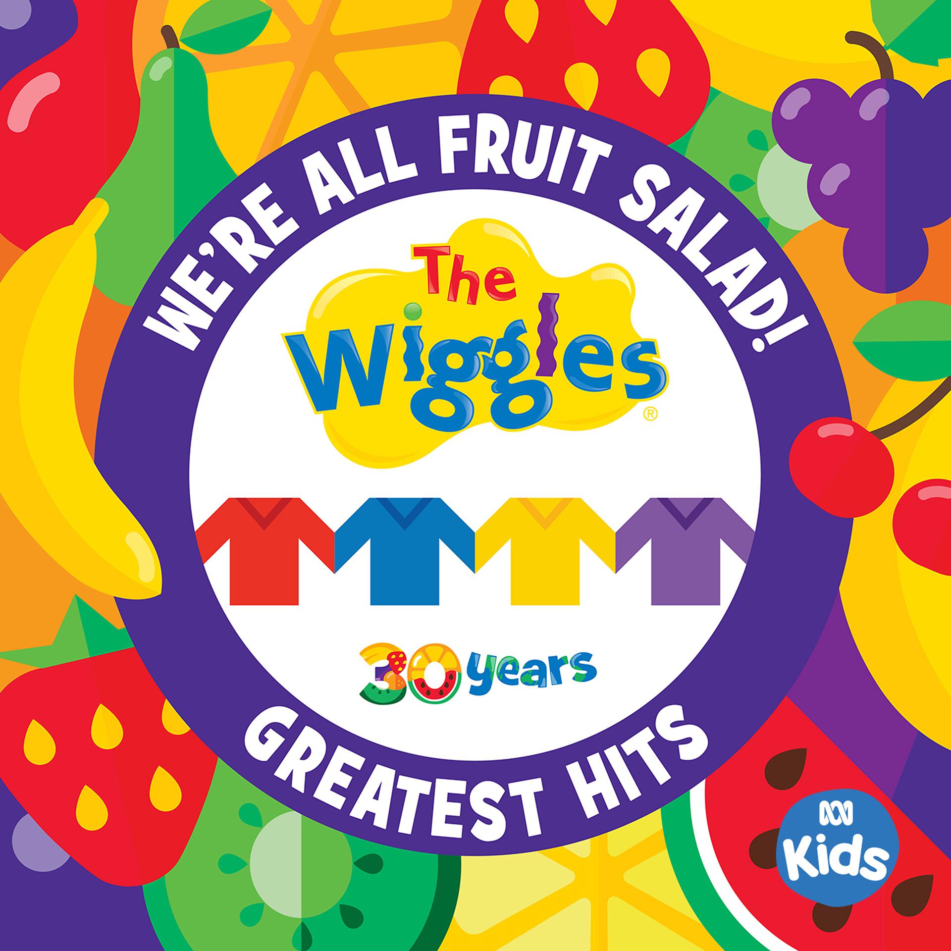 Постер альбома We're All Fruit Salad!: The Wiggles' Greatest Hits