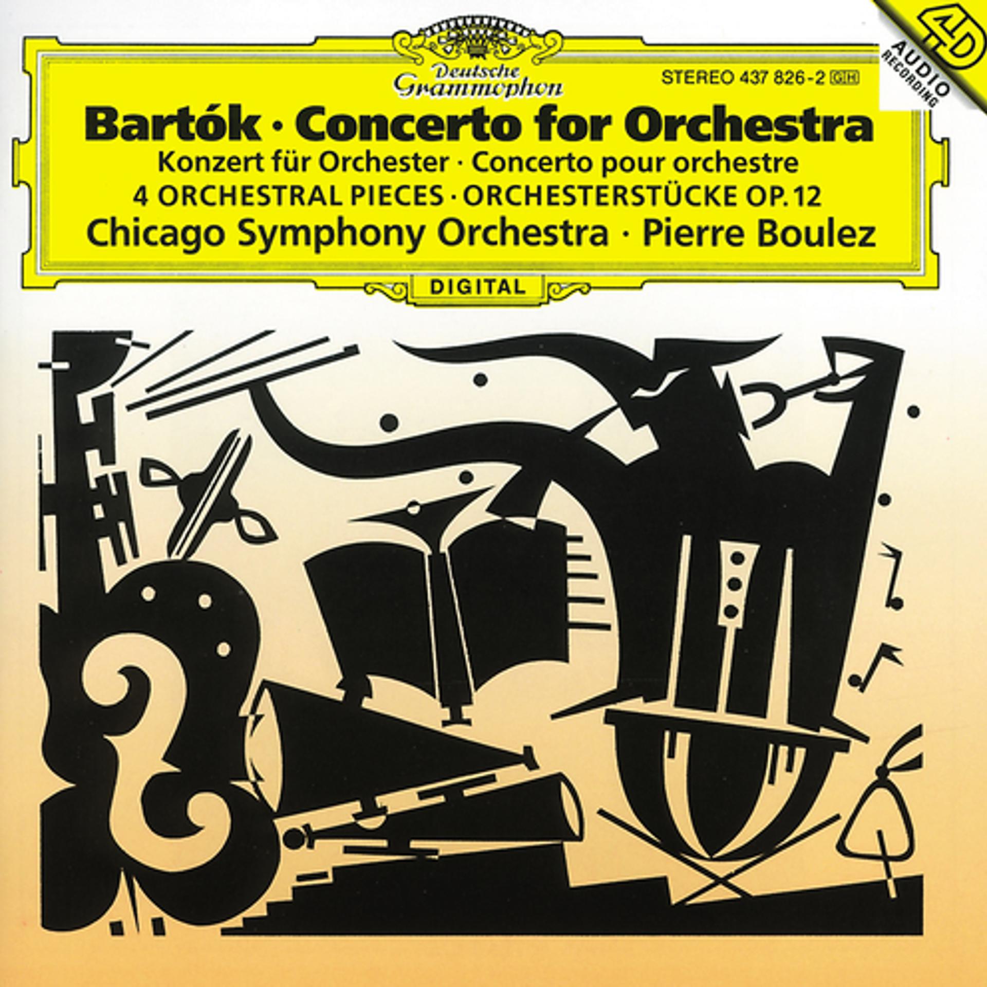 Постер альбома Bartók: Concerto for Orchestra; Orchestral Pieces, Op. 12