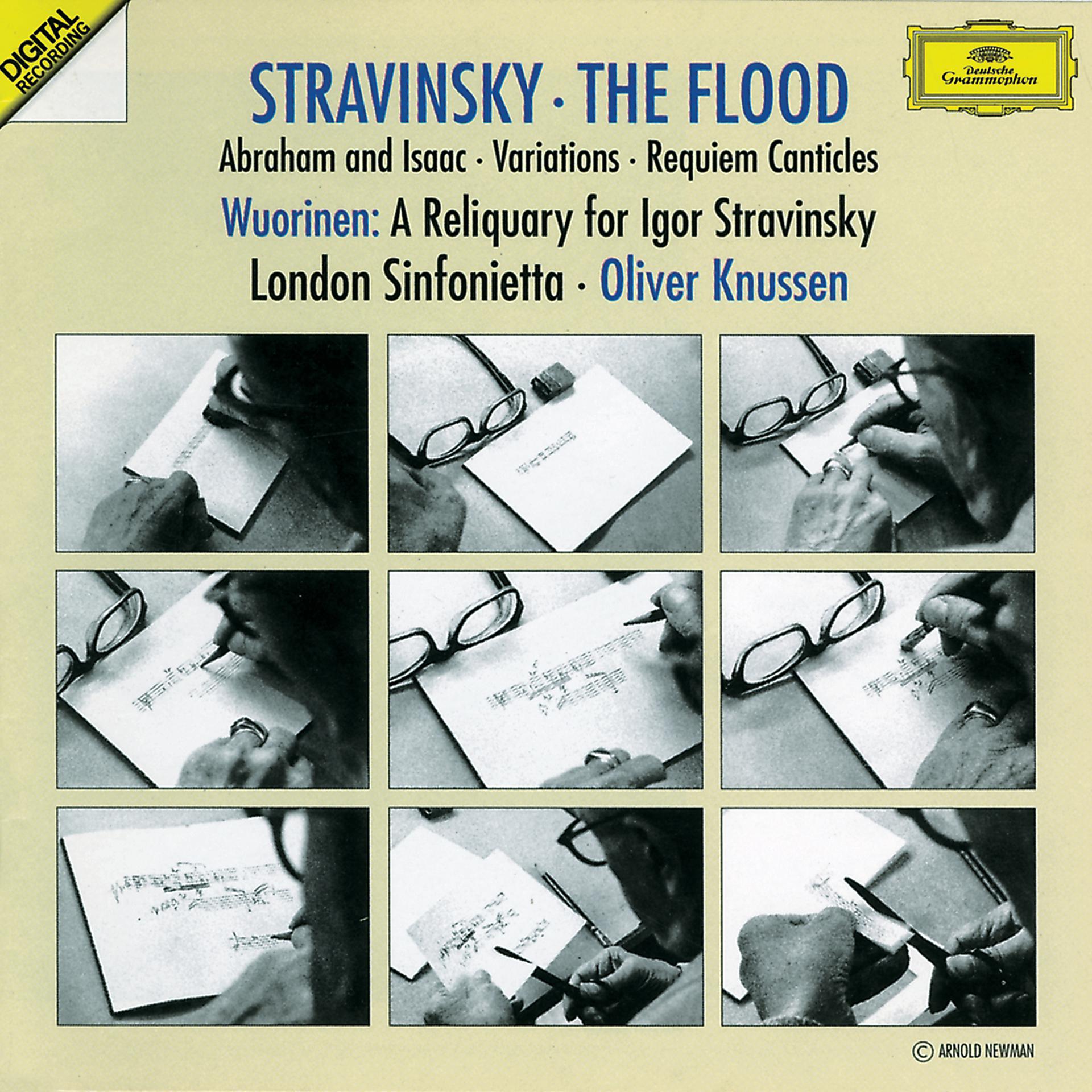 Постер альбома Stravinsky: The Flood; Abraham and Isaac; Variations; Requiem Canticles / Wuorinen: A Reliquary for Igor Stravinsky