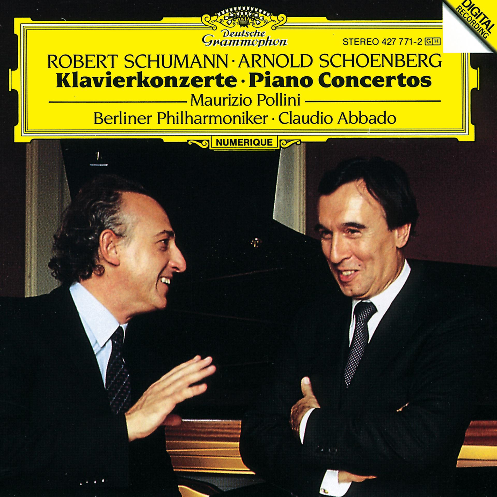 Постер альбома Schumann: Piano Concerto Op.54 / Schoenberg: Piano Concerto Op.42