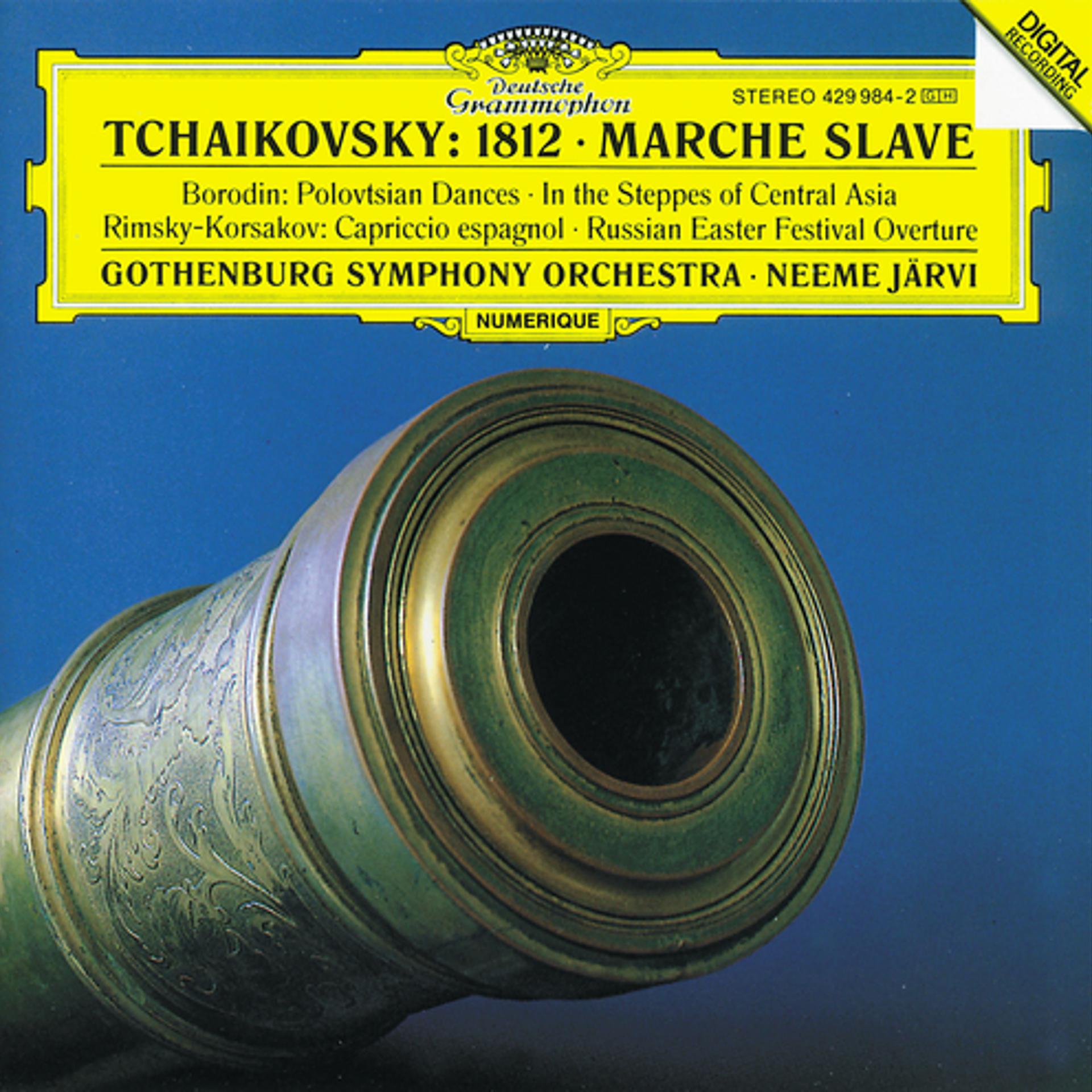 Постер альбома Tchaikovsky: Overture "1812"; Marche slave / Borodin: In the Steppes; Polovtsian Dances / Rimsky-Korsakov: Russian Easter; Capriccio