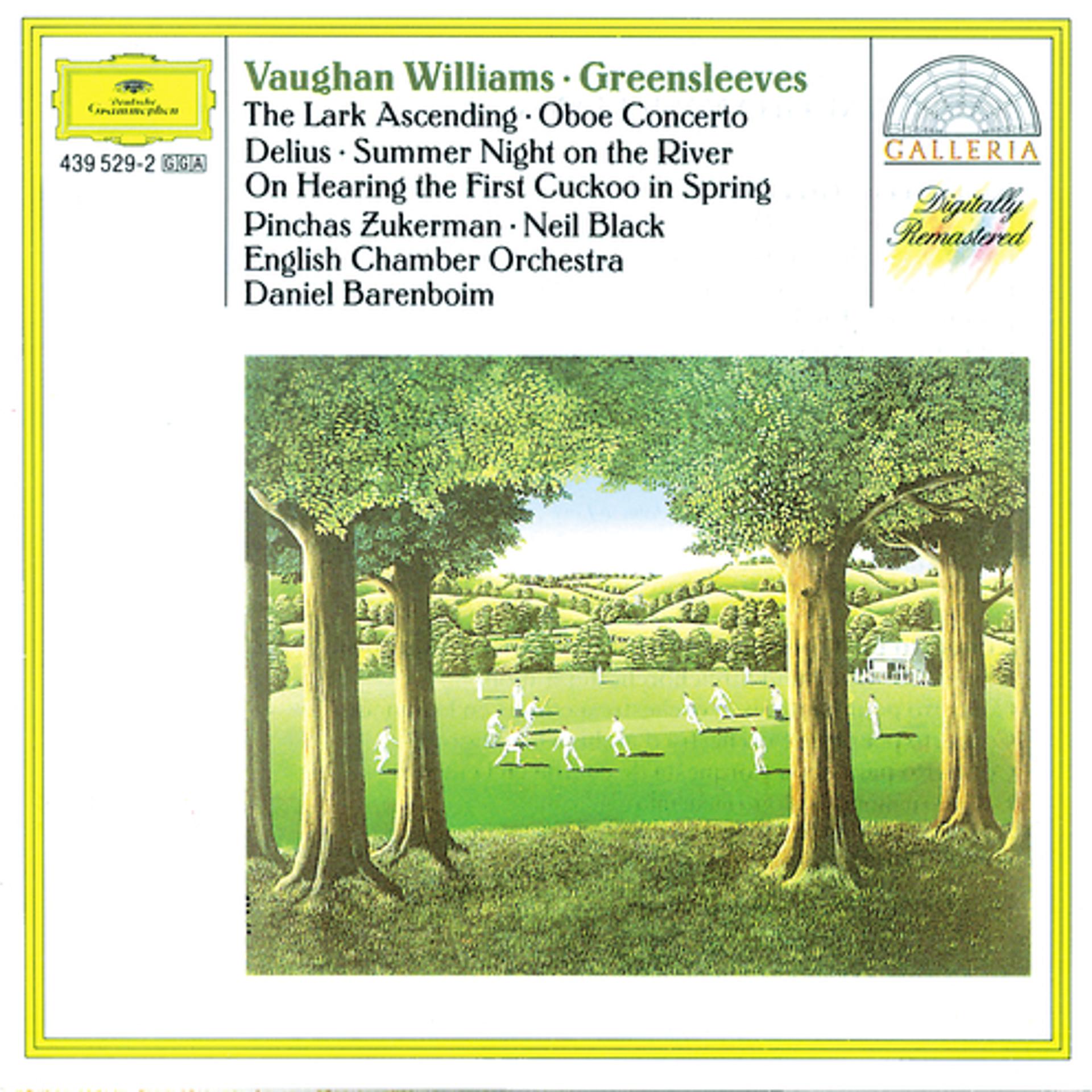 Постер альбома Vaughan Williams: Fantasia On "Greensleeves"; The Lark Ascending / Delius: Two Pieces; Two Aquarelles; Intermezzo / Walton: Two Pieces