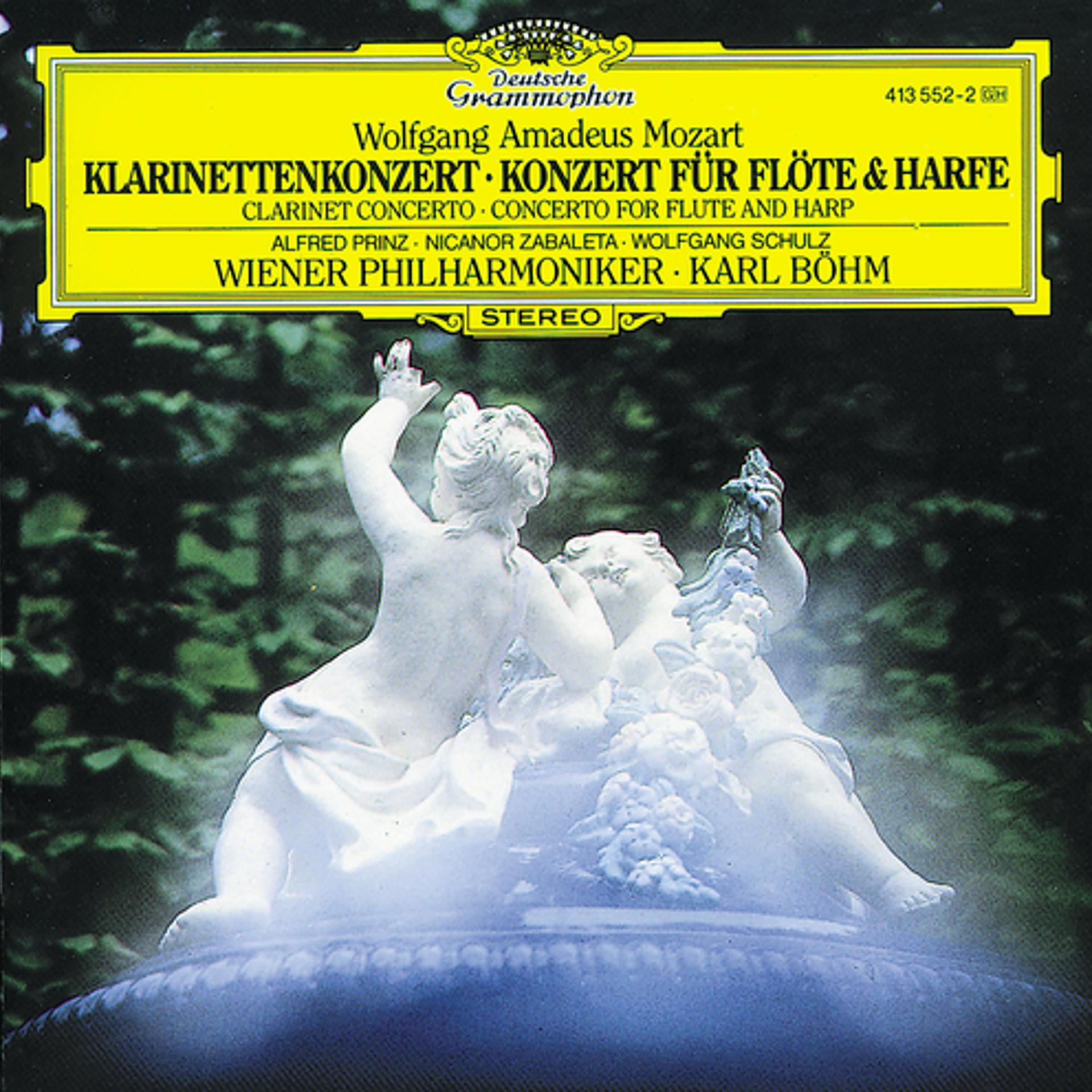 Постер альбома Mozart: Clarinet Concerto K.622; Flute & Harp Concerto K.299