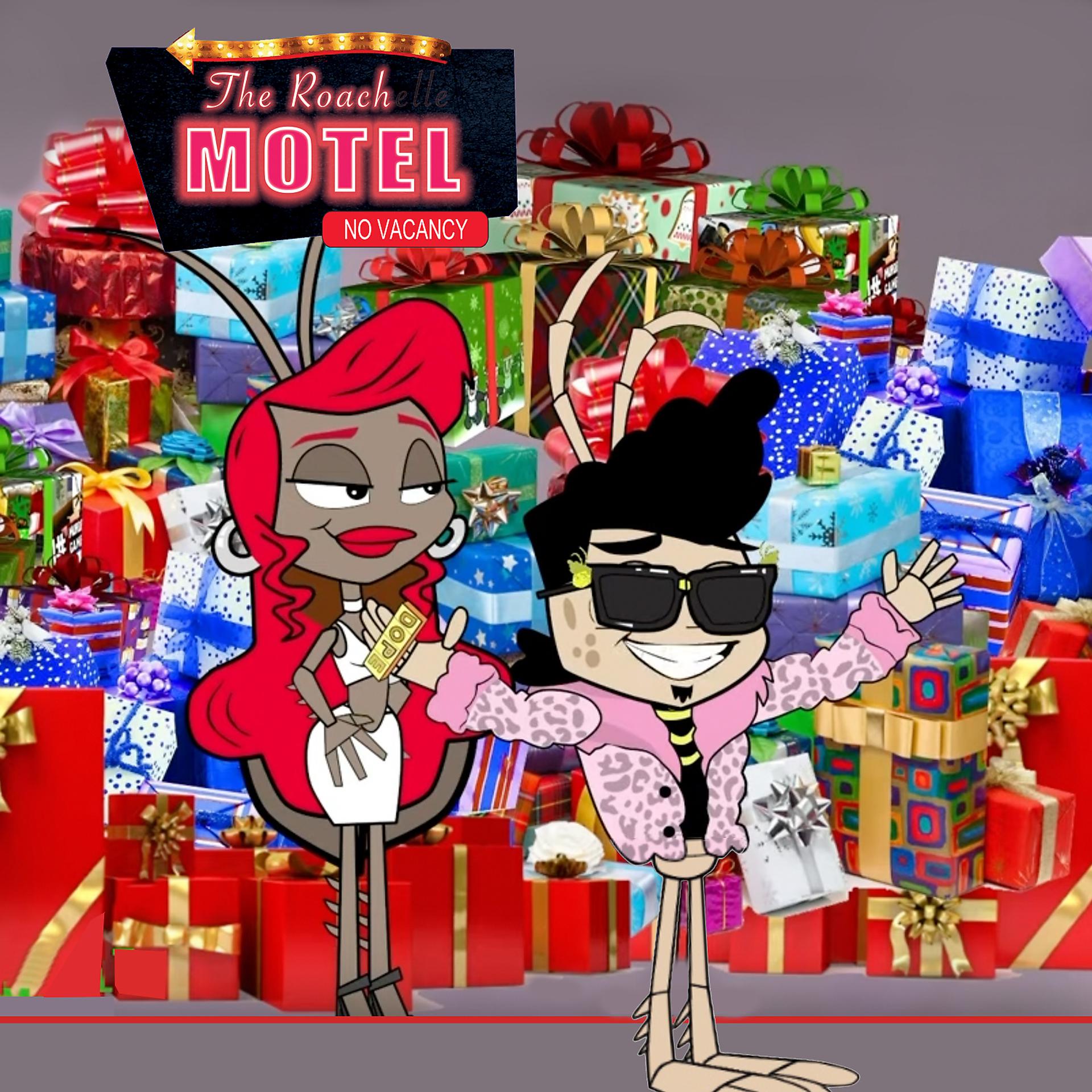 Постер альбома The Roach Motel Cartoon Christmas Special