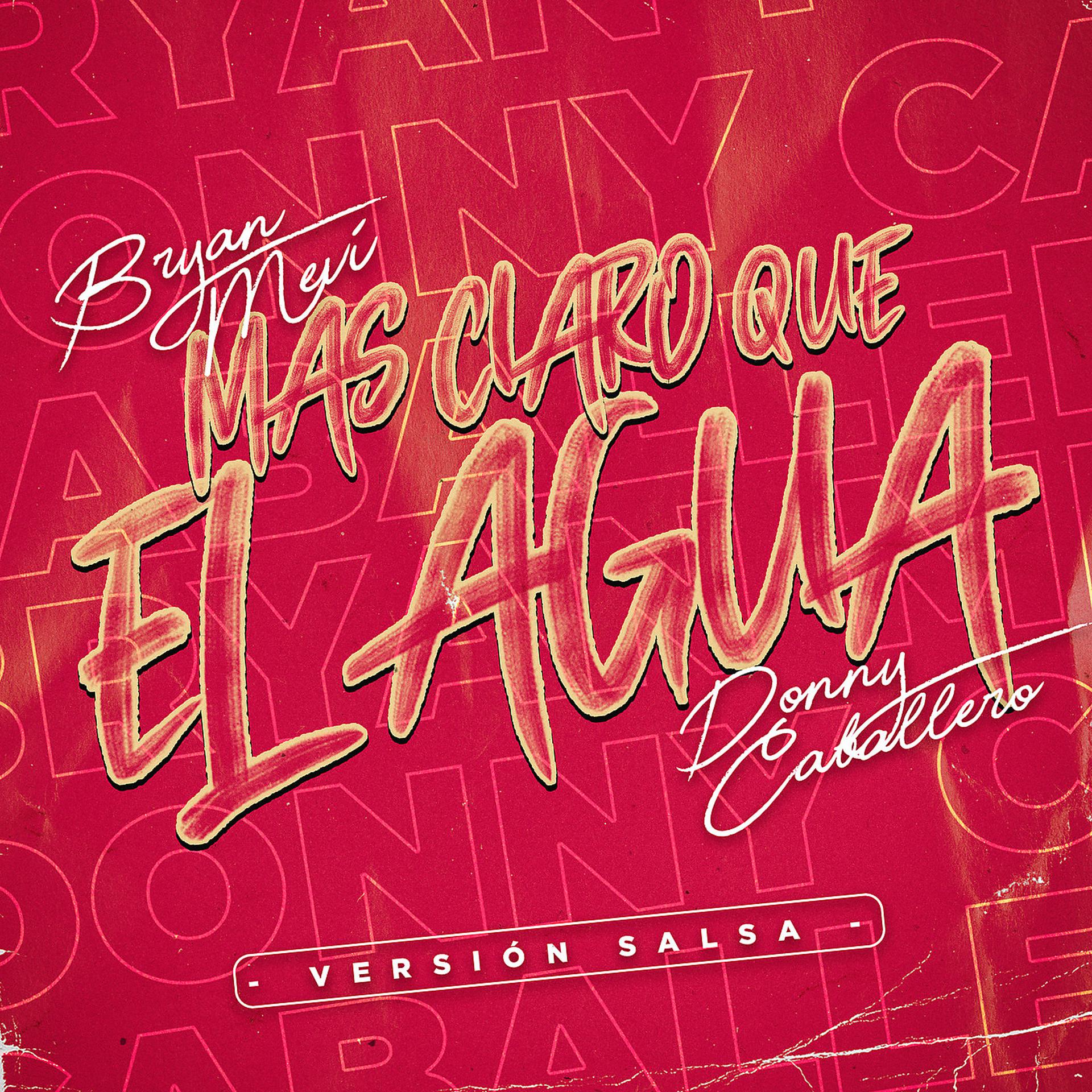 Постер альбома Más Claro que el Agua (Versión Salsa)