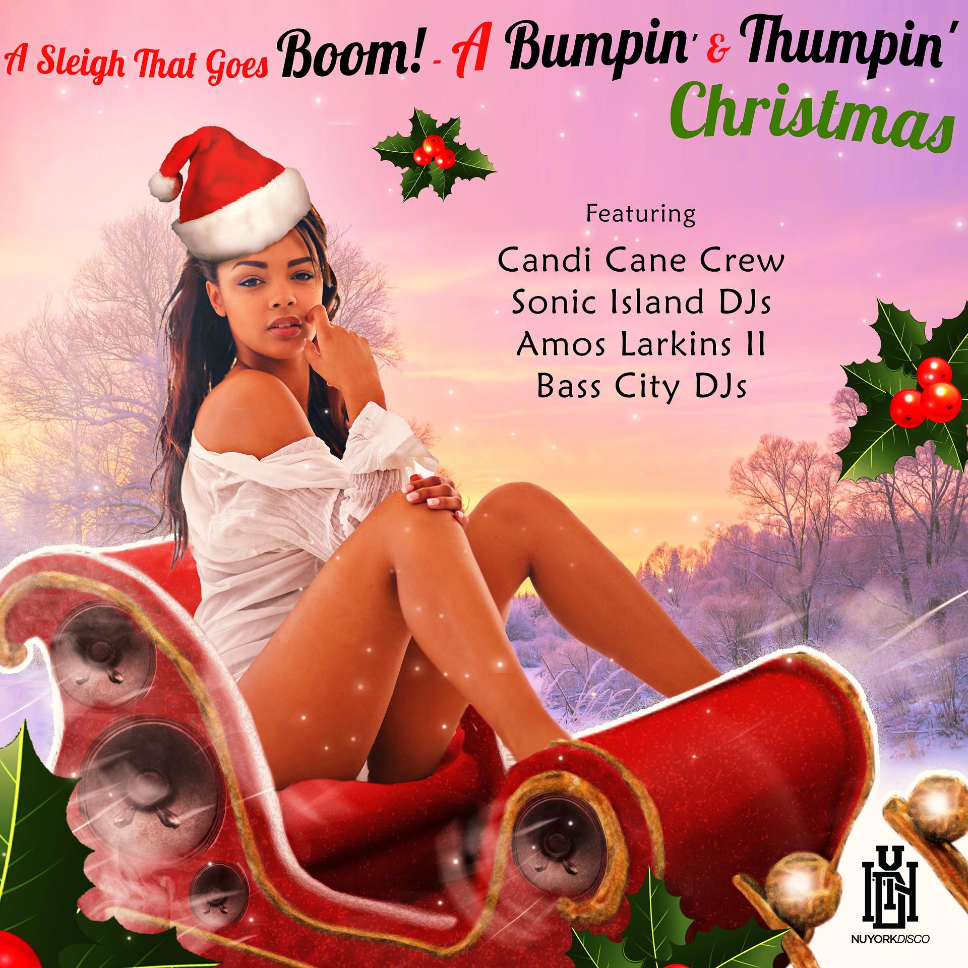 Постер альбома A Sleigh That Goes Boom! - A Bumpin' & Thumpin' Christmas