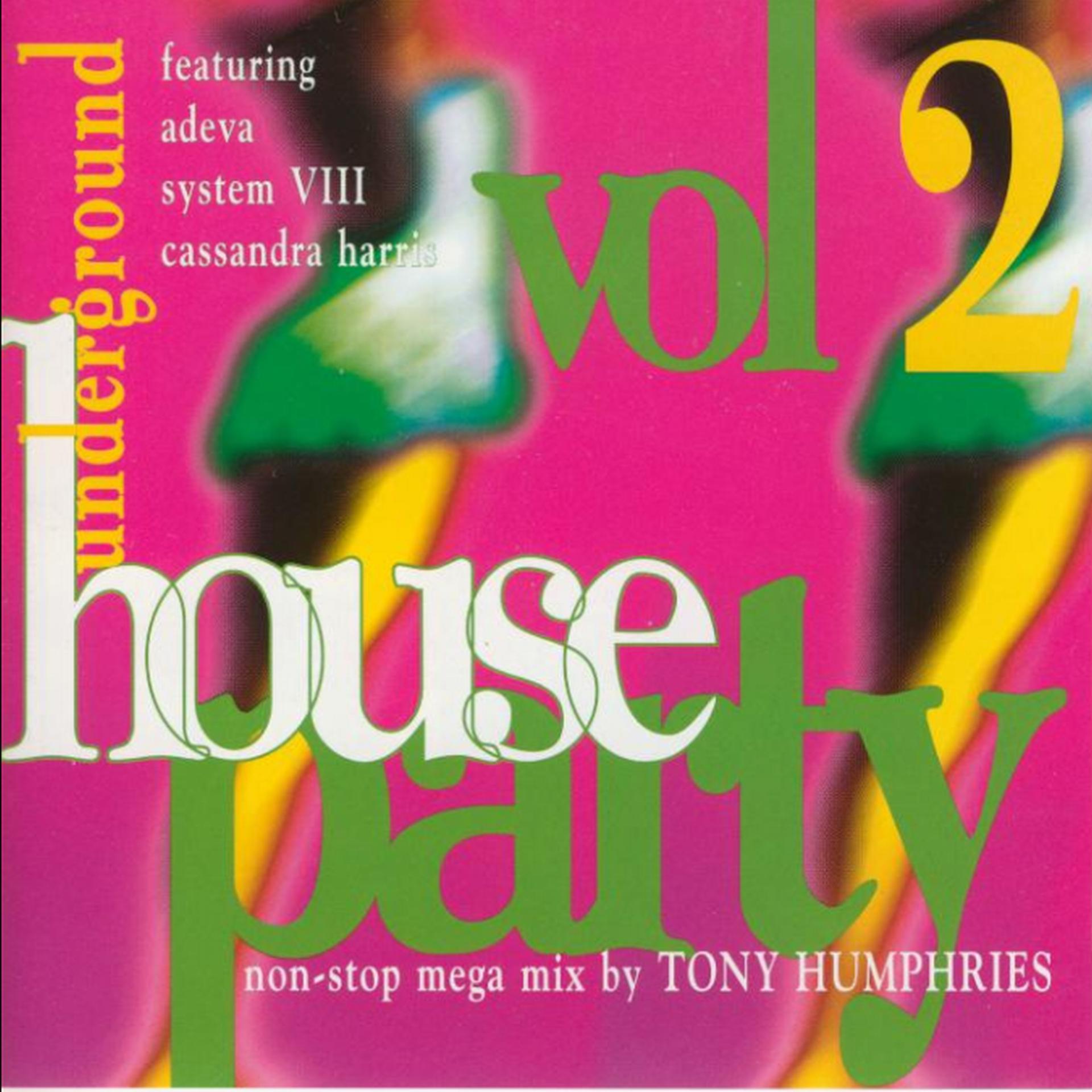 Постер альбома Underground House Party Vol.2 non stop mega mix by Tony Humphries