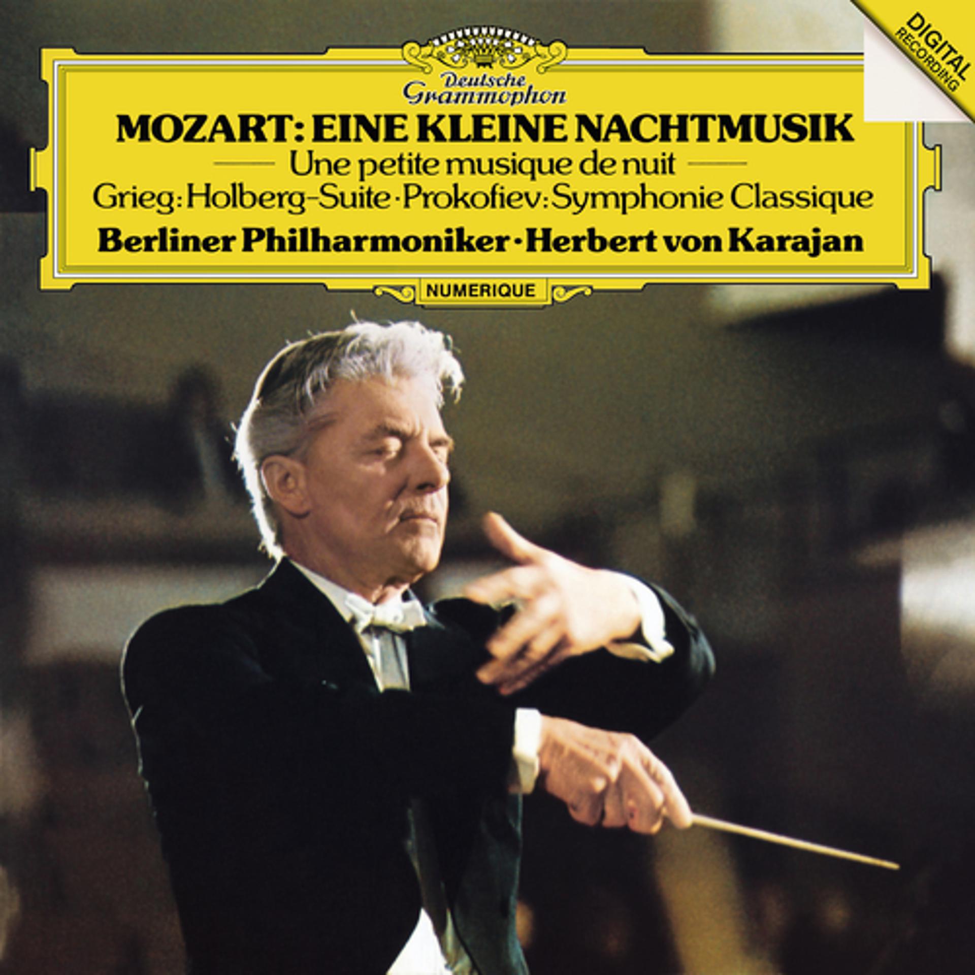 Постер альбома Mozart: Eine kleine Nachtmusik / Grieg: Holberg Suite / Prokofiev: Symphonie Classique