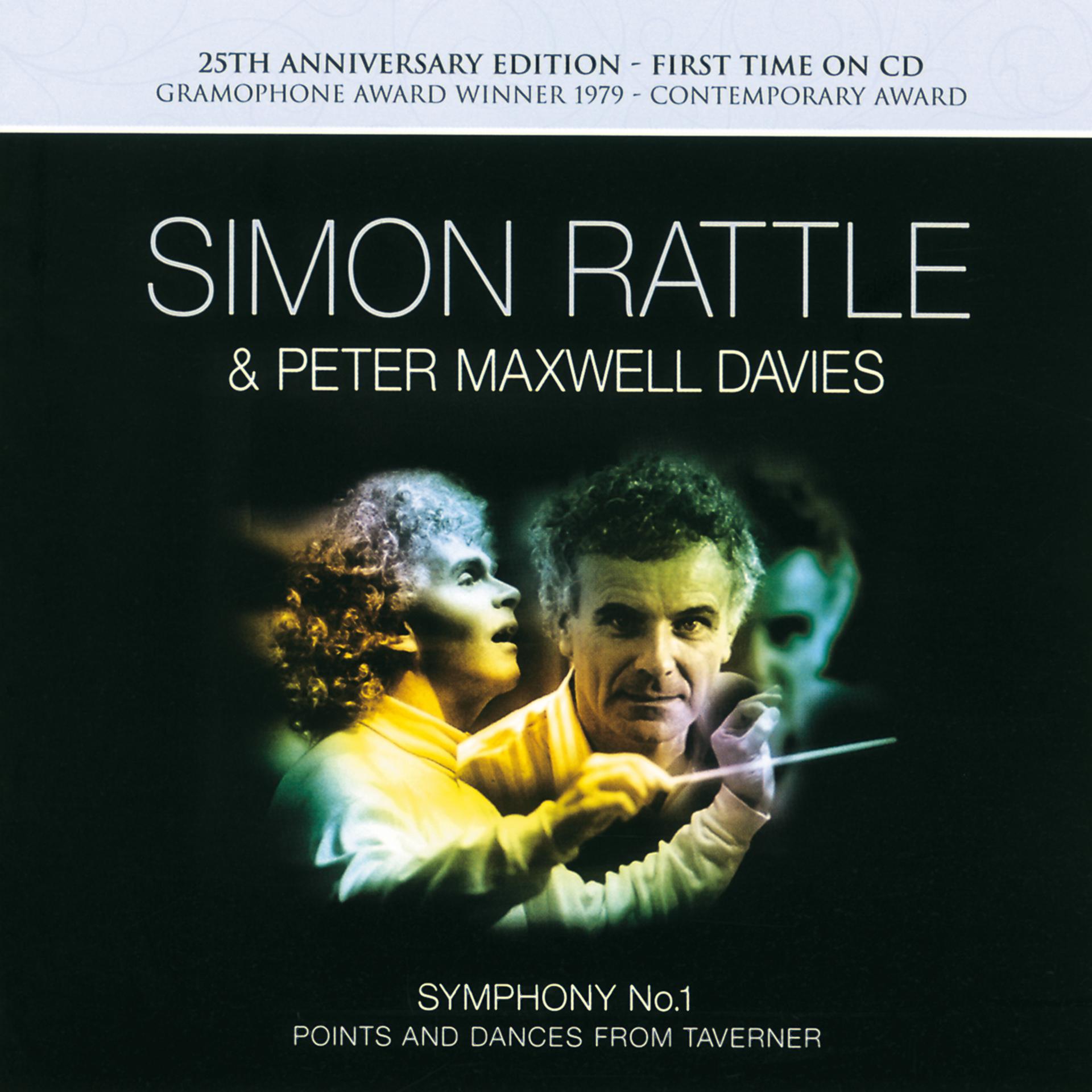 Постер альбома Maxwell Davies: Symphony No.1; Points and Dances from "Taverner"