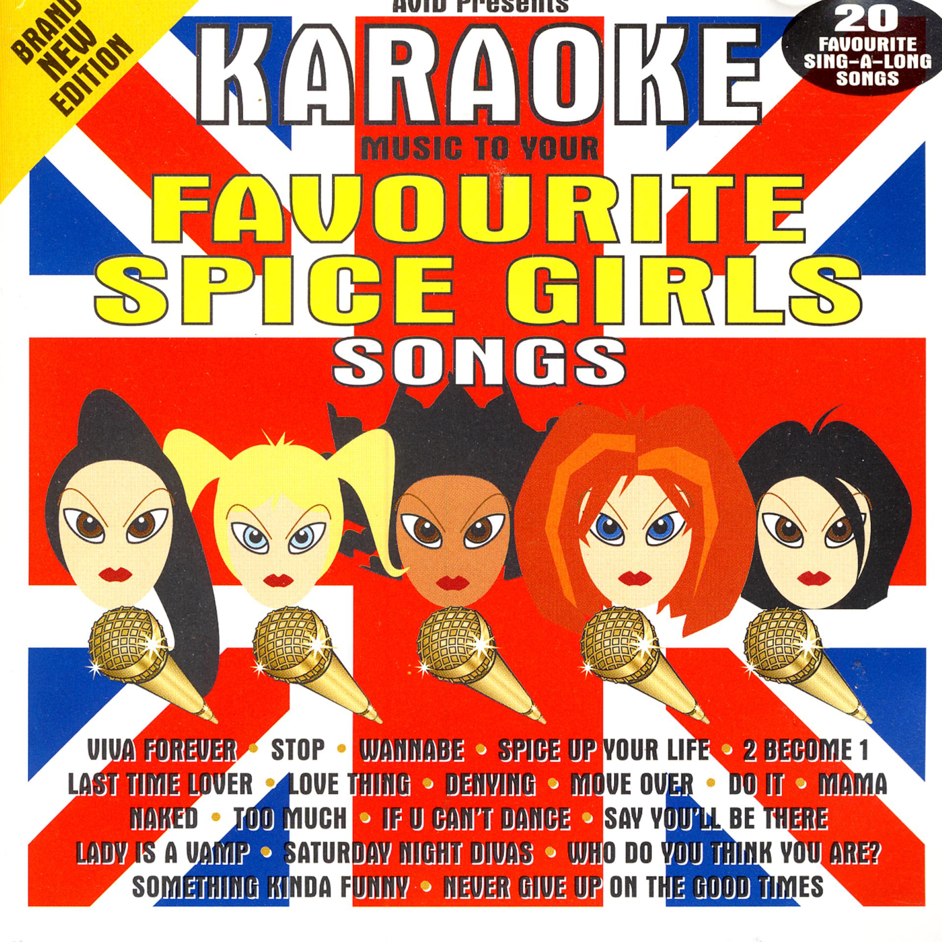 Постер альбома Karaoke Music To Your Favourite Spice Girls Songs