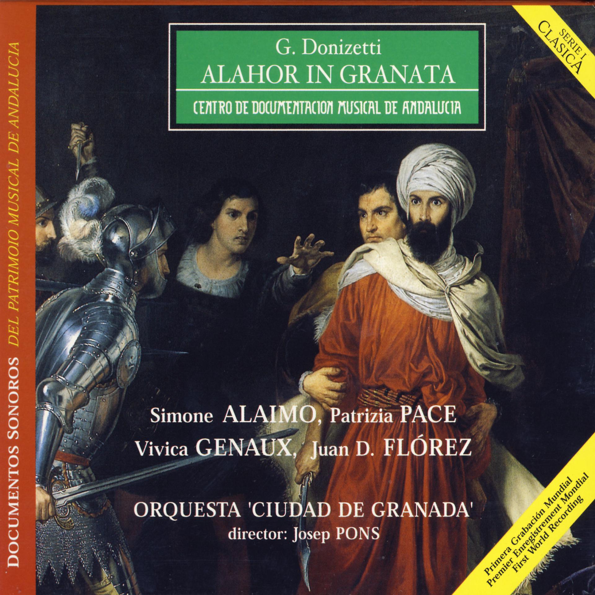 Постер альбома Donizetti: Alahor In Granata