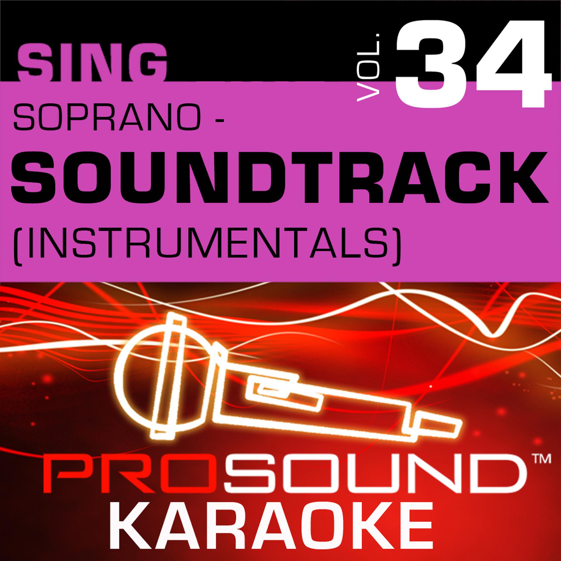Постер альбома Sing Soprano - Soundtrack, Vol. 34 (Karaoke Performance Tracks)