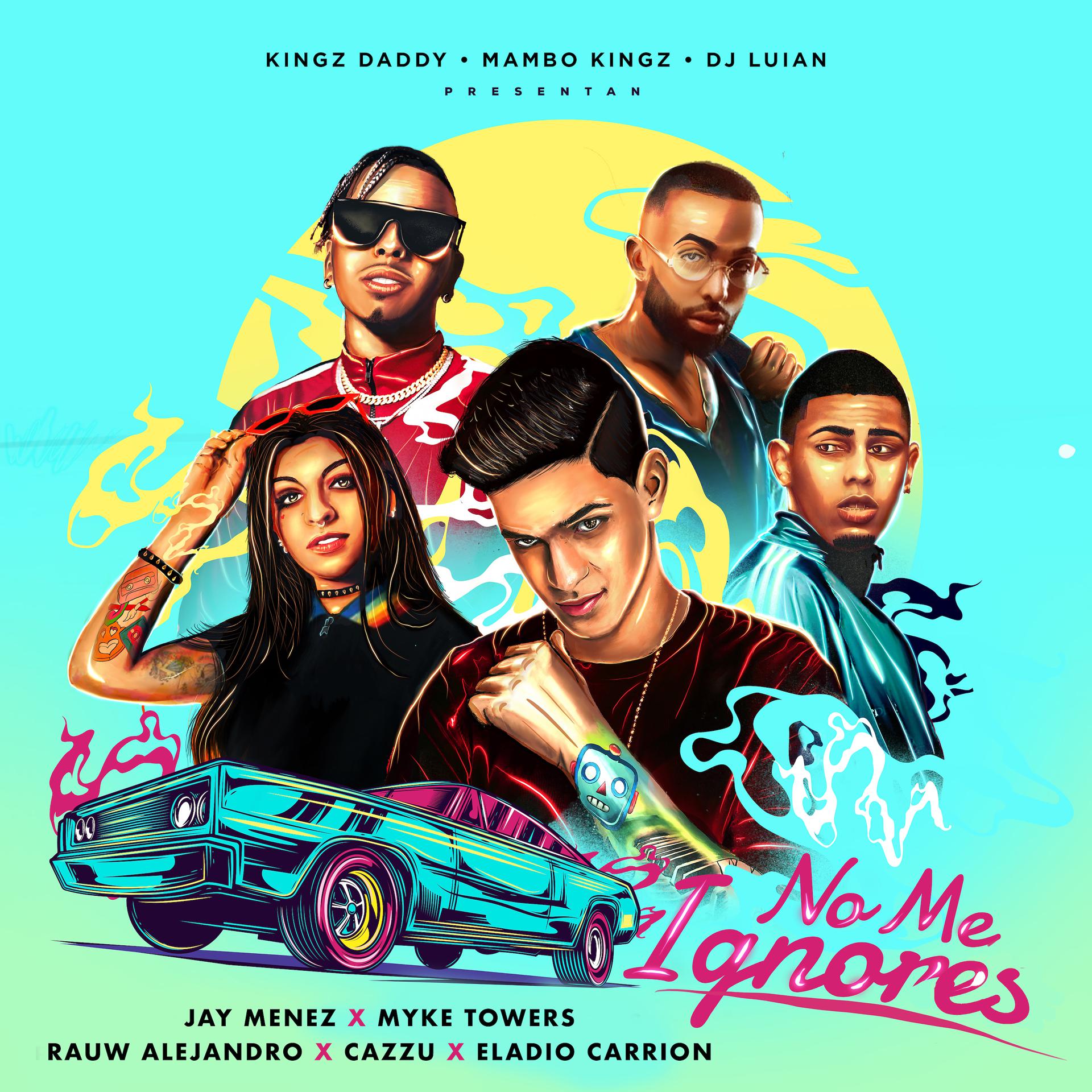 Постер альбома No Me Ignores (with Cazzu & Rauw Alejandro, feat. Myke Towers & Eladio Carrión)