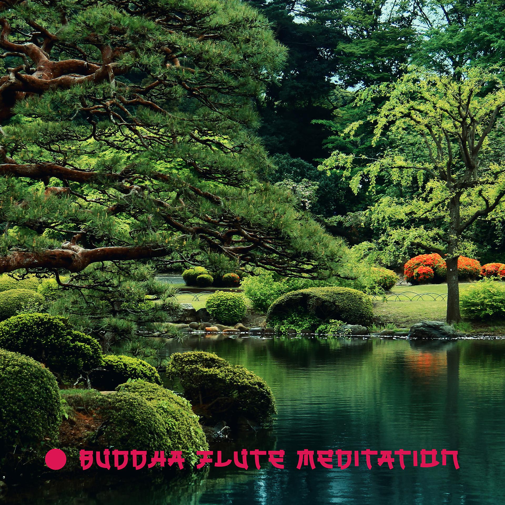 Постер альбома Buddha Flute Meditation - Mindfulness Spiritual Healing, Relax and Sleep,Water Sounds