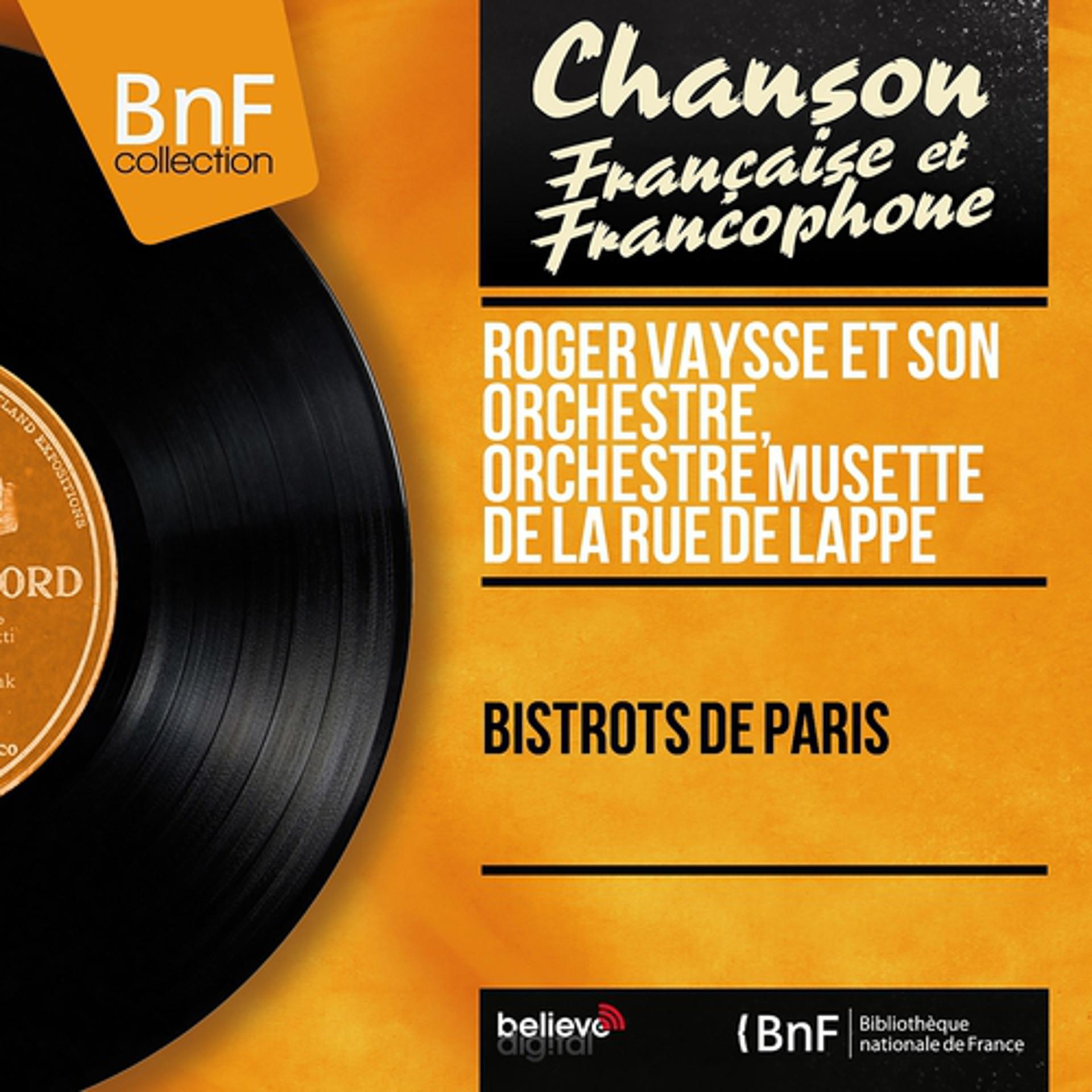 Постер альбома Bistrots de Paris (Mono version)