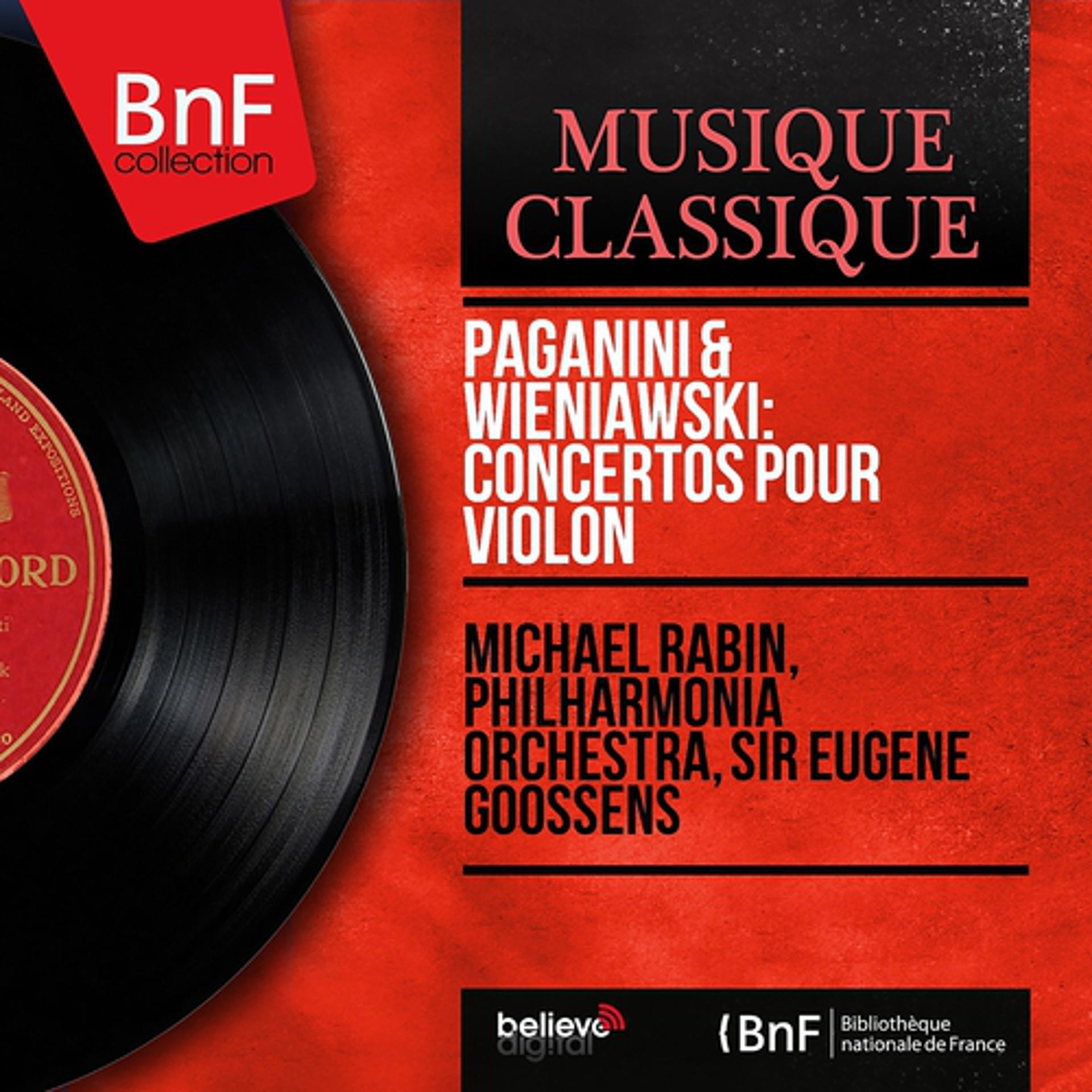 Постер альбома Paganini & Wieniawski: Concertos pour violon (Stereo Version)