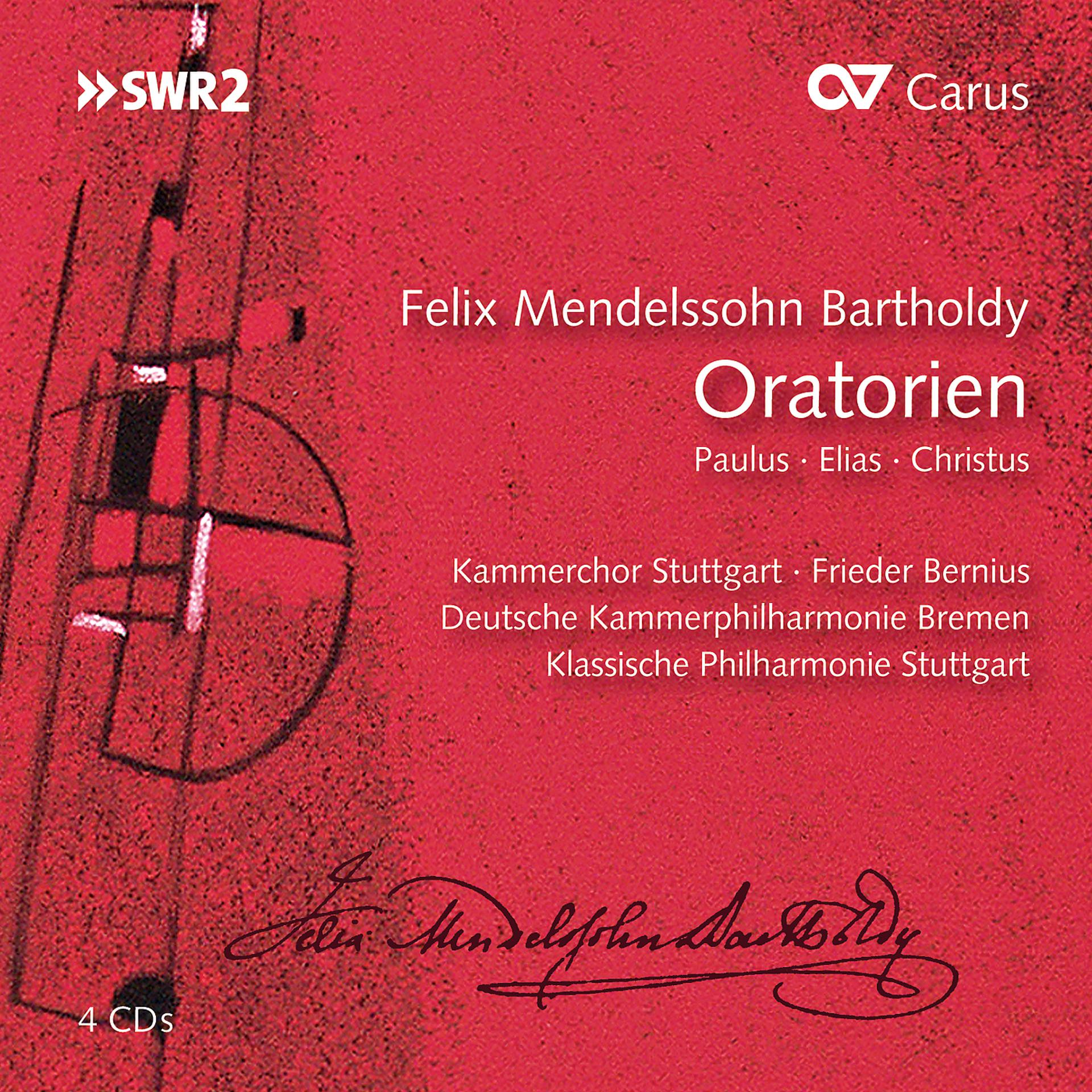 Постер альбома Mendelssohn: Oratorien