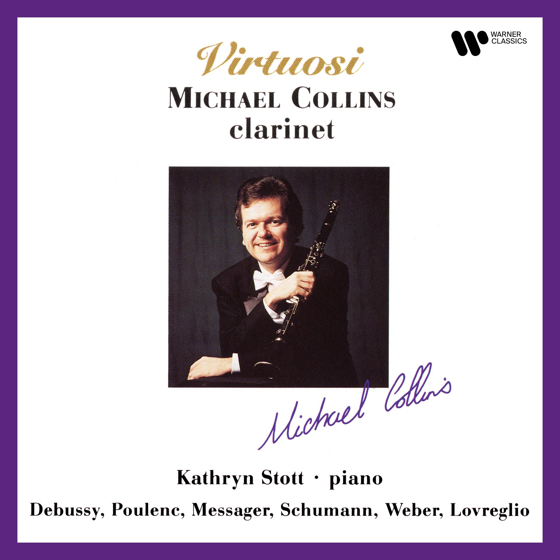 Постер альбома Virtuosi. Clarinet Works of Schumann, Debussy, Poulenc, Lovreglio, Weber & Messager
