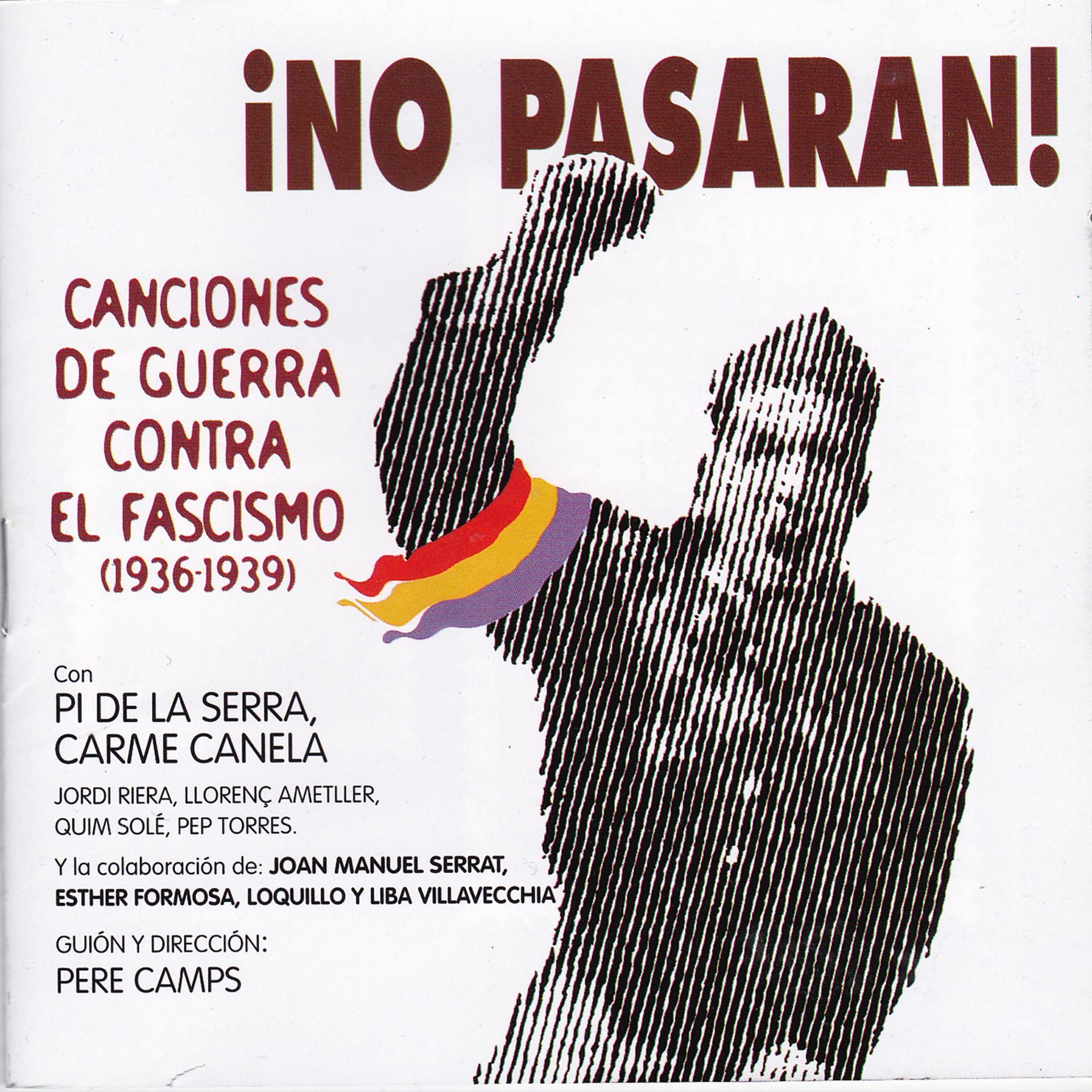 Постер альбома No Pasarán, Canciones de Guerra Contra el Fascismo