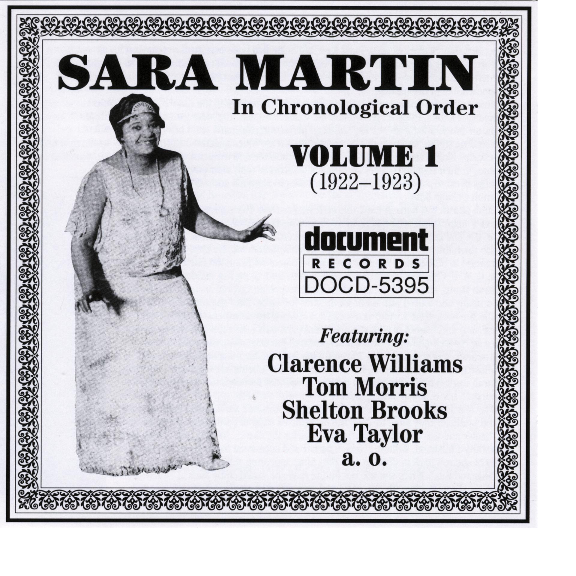 Постер альбома Sara Martin Vol. 1 (1922-1923)