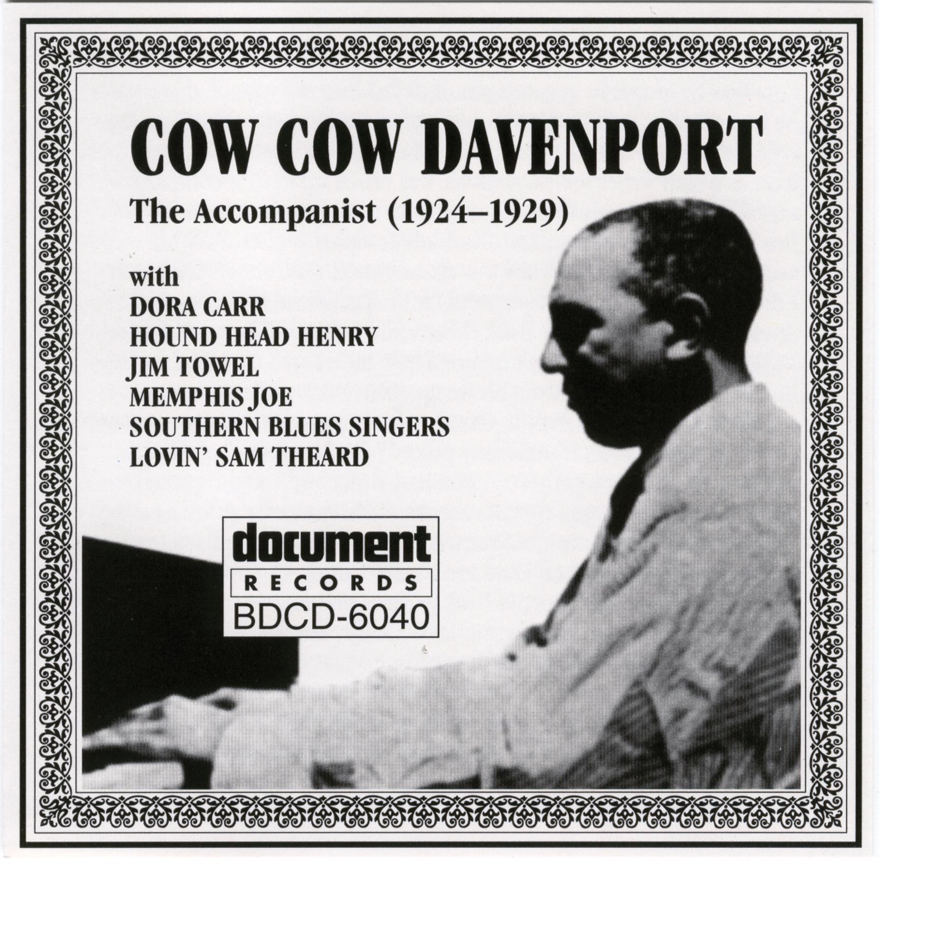 Постер альбома Cow Cow Davenport - The Accompanist (1924-1929)