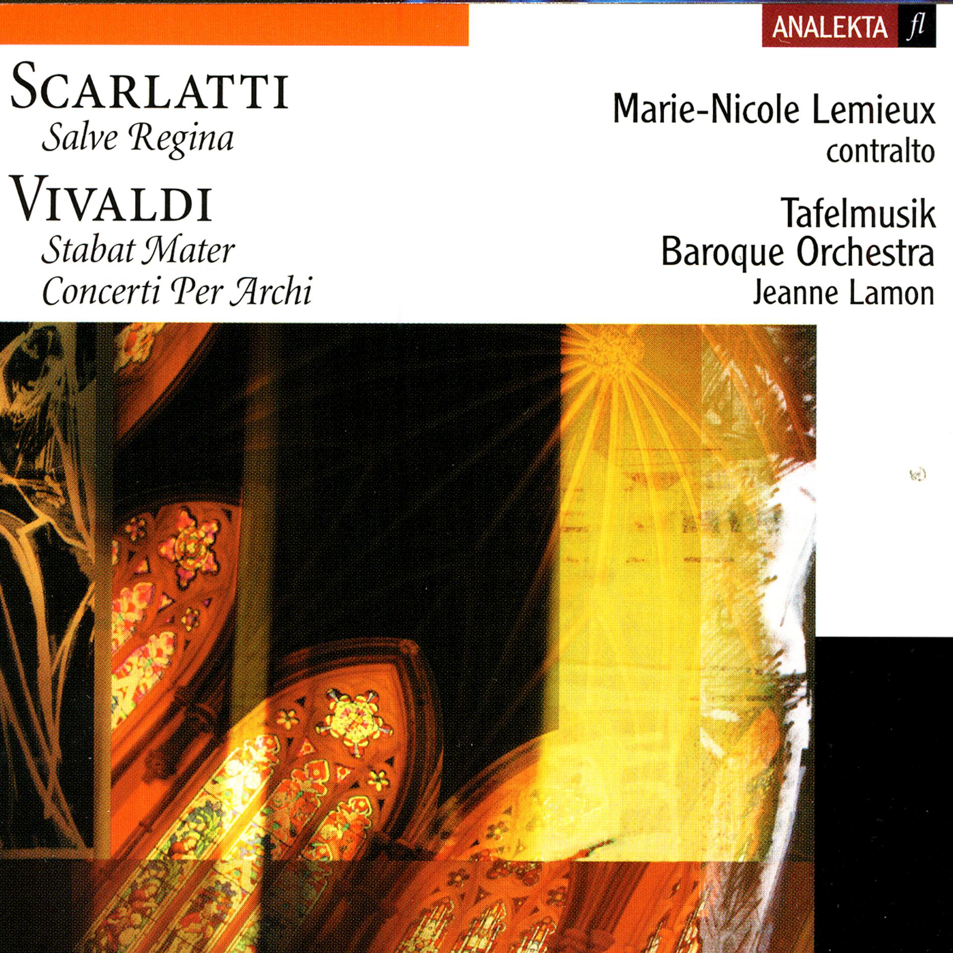 Постер альбома Vivaldi, Scarlatti, Avison: Salve Regina, Stabat Mater, Concerti per Archi