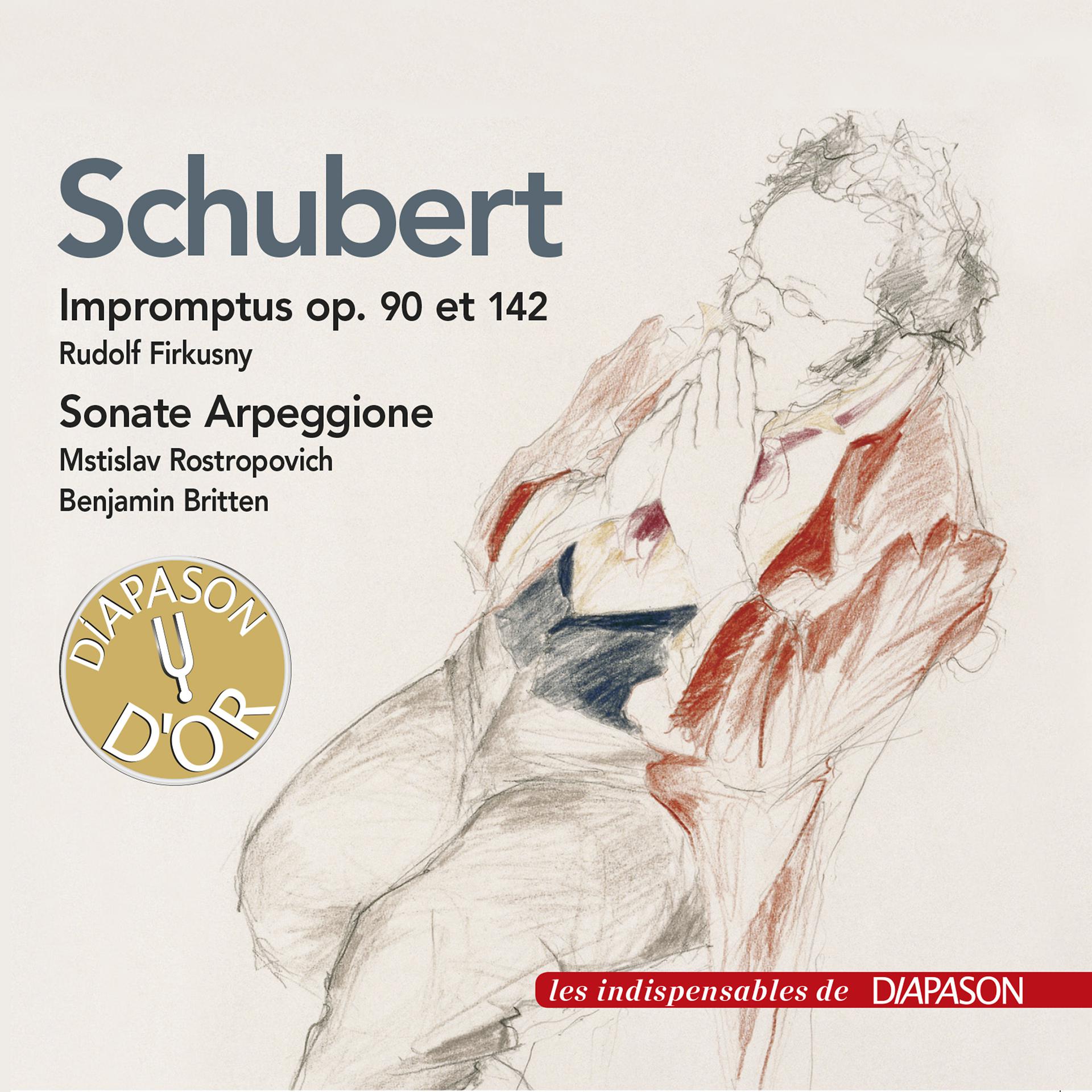 Постер альбома Schubert: Sonate pour arpeggione & Impromptus Op. 90 & 142 (Les indispensables de Diapason)