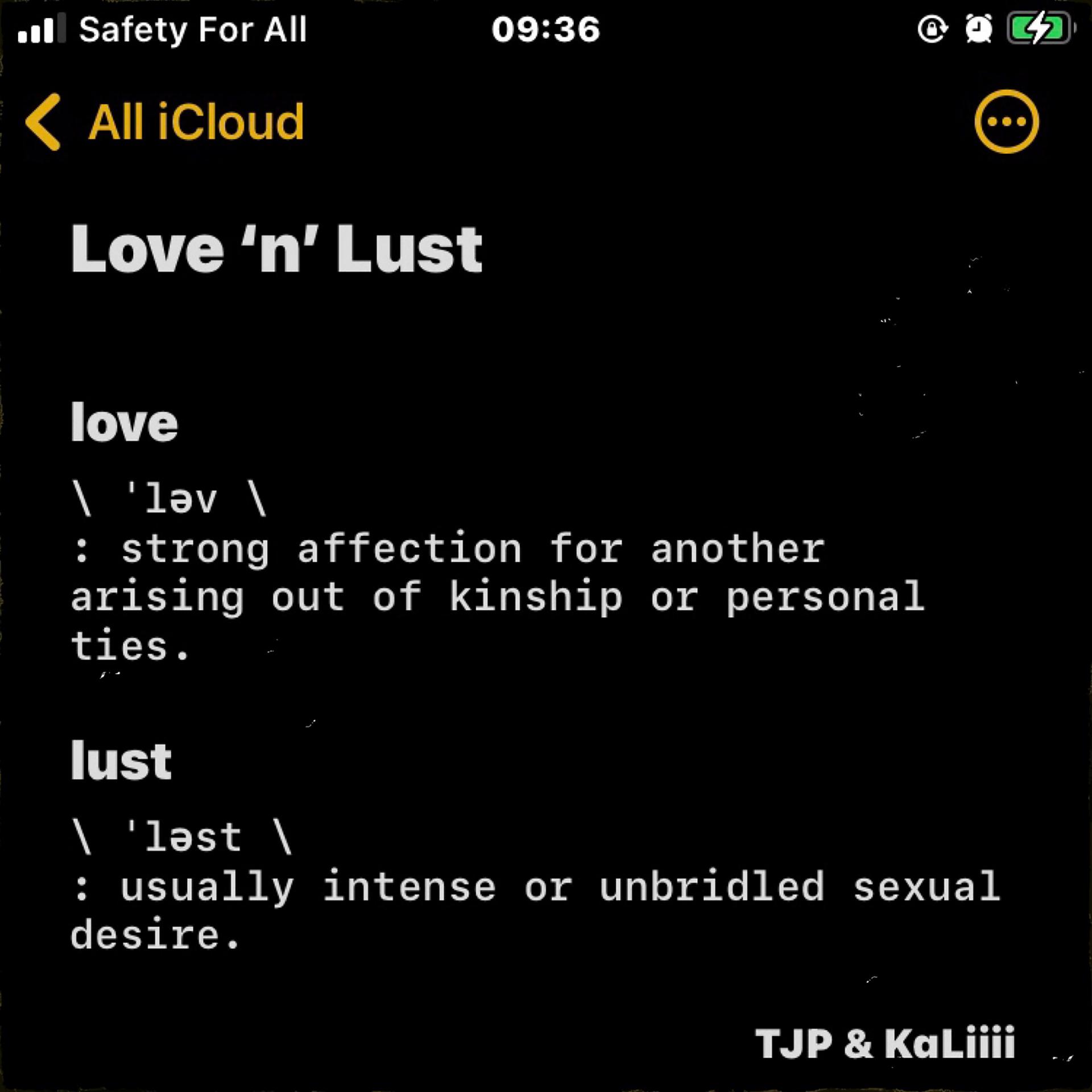 Постер альбома Love ‘n’ Lust
