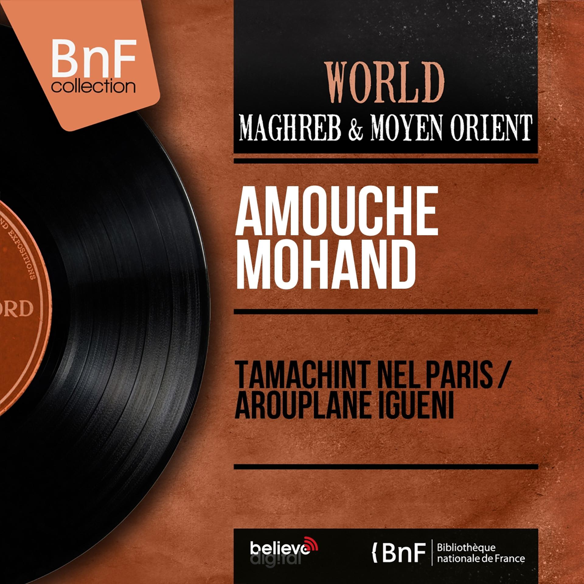 Постер альбома Tamachint Nel Paris / Arouplane Igueni (Mono Version)
