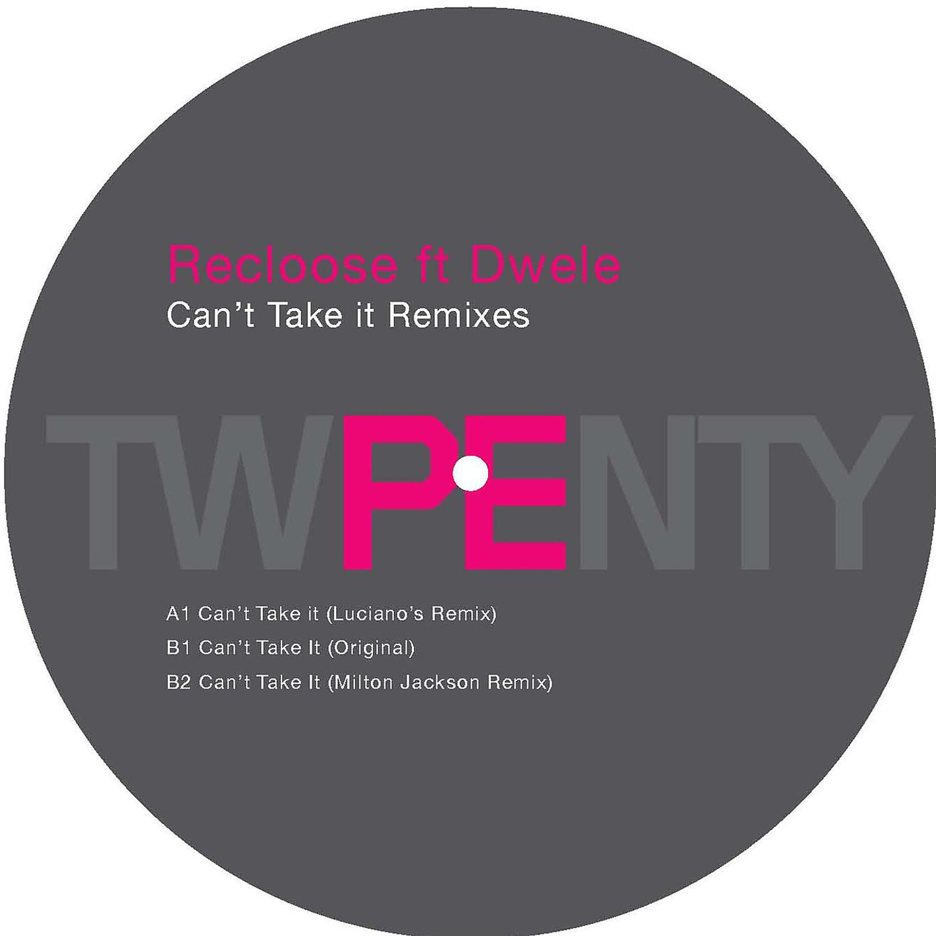 Постер альбома Can't Take It (Remixes)