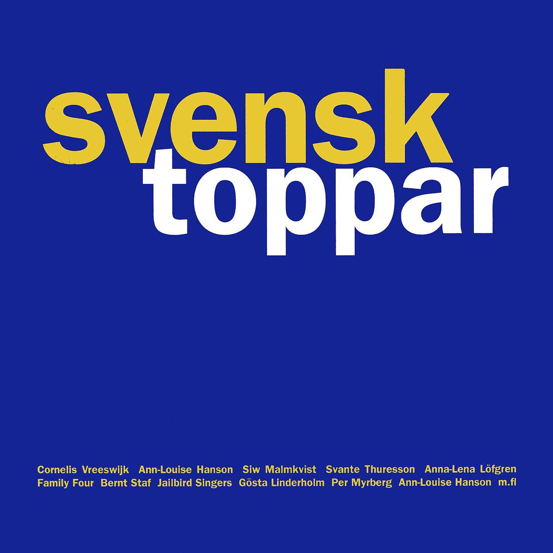 Постер альбома Svensktoppar