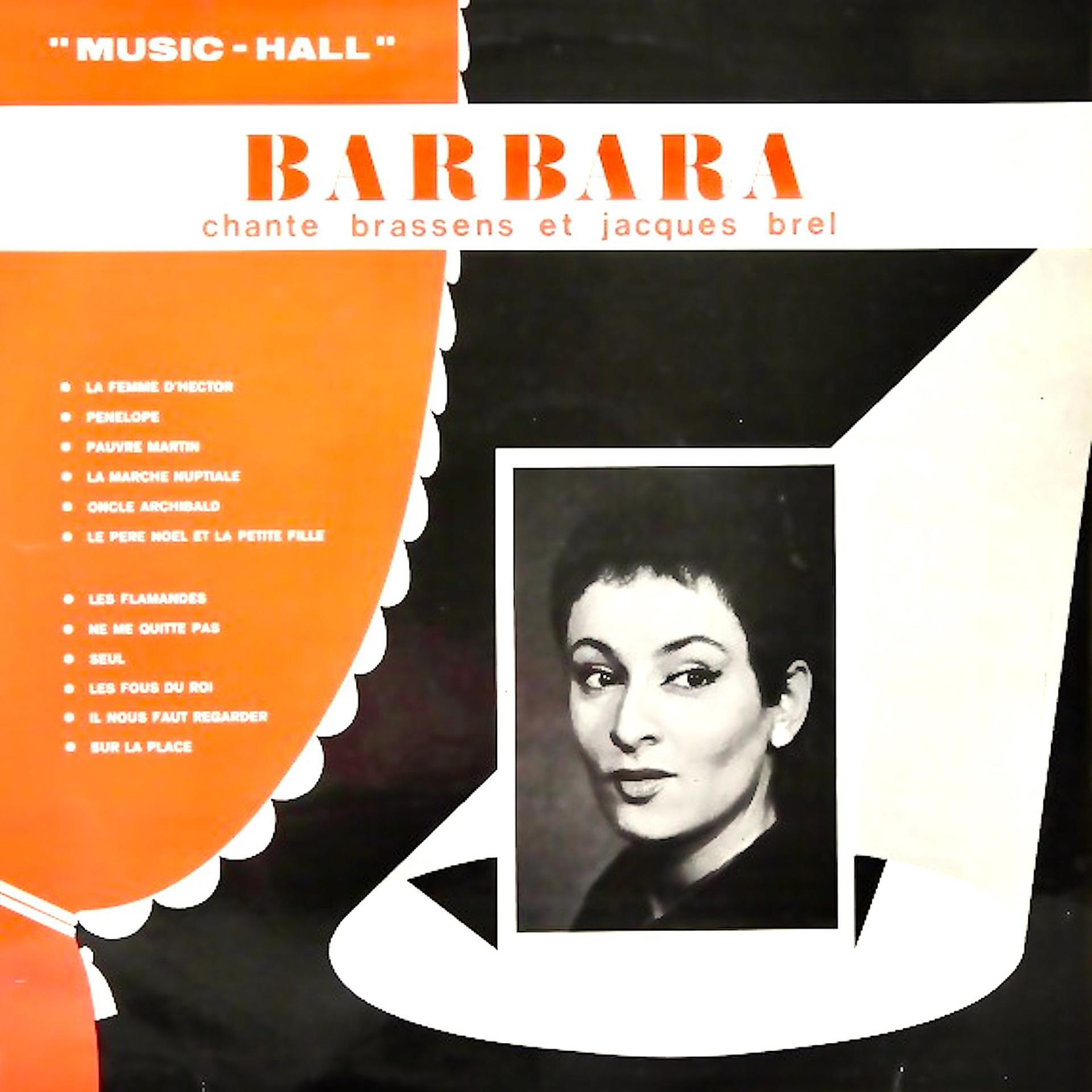 Постер альбома Barbara Chante Brassens Et Brel