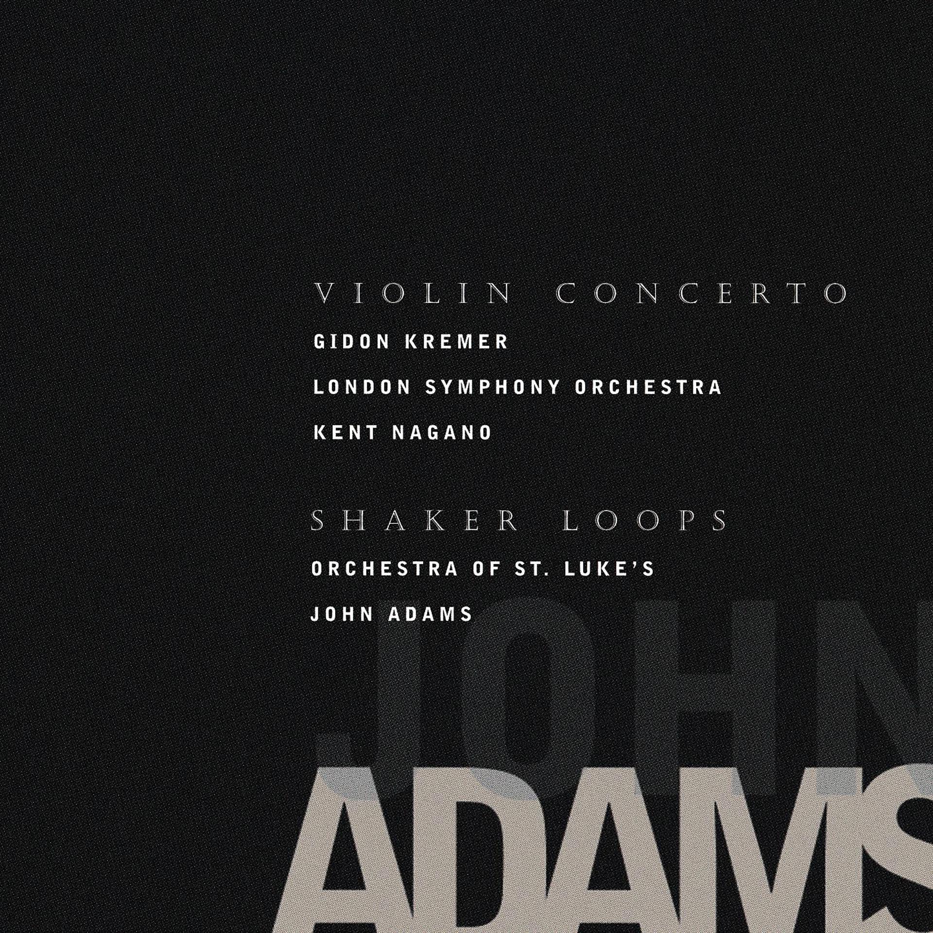 Постер альбома Violin Concerto / Shaker Loops